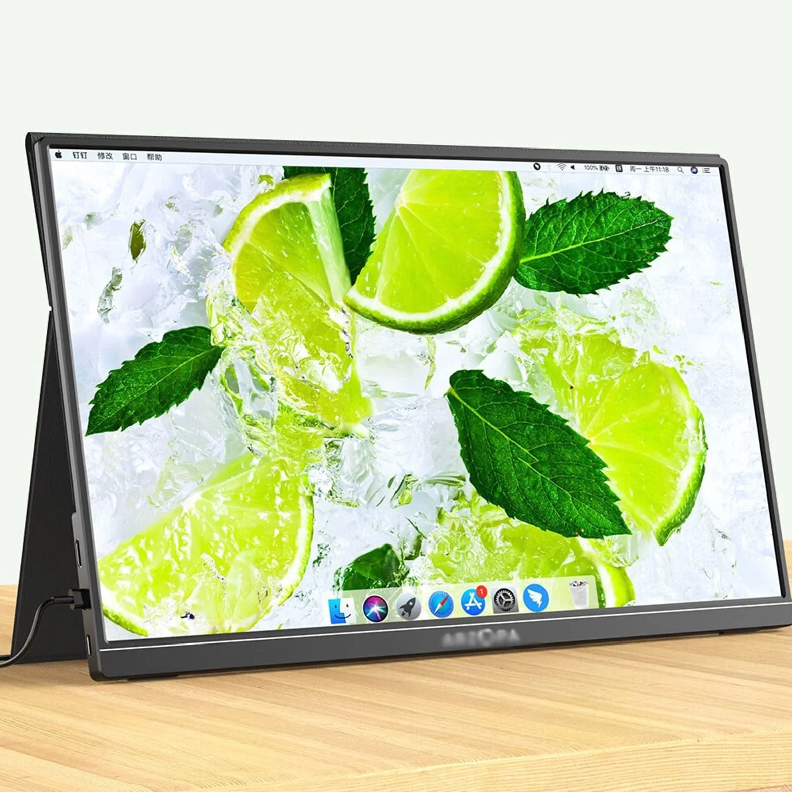 Ekran mobilny 17.3-calowy ekran zewnętrzny IPS 60 Hz dodatkowy laptopa FHD 1920 * 1080 rozdzielczość rozszerzenia konsoli do gier