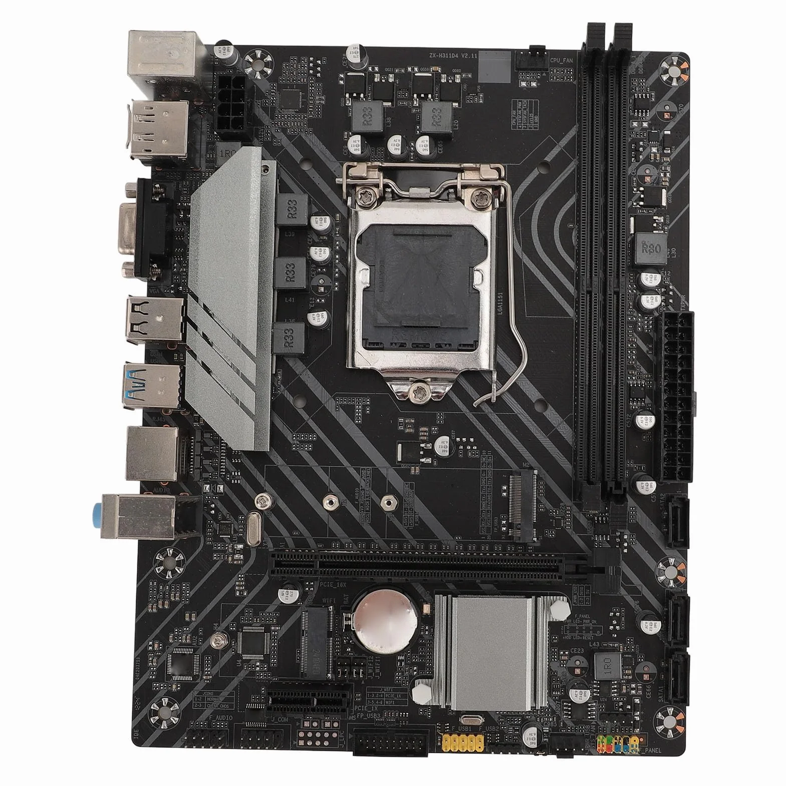 Płyta Główna Komputera H311, Płyta Główna do Gier DDR4, Gniazdo LAN M.2 1000 Mbps USB 3.2 Gen1 Płyta Główna do Gier z DisplayPort dla LGA 1151