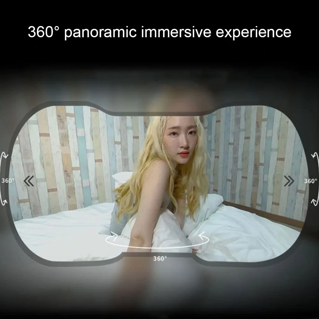 Okulary VR, zestaw słuchawkowy do wirtualnej rzeczywistości, zestawy słuchawkowe VR obsługują system Android i iOS, połączenie Bluetooth do iPhone'a 13 Pro Max/13 Pro/13/12/11, do Samsung