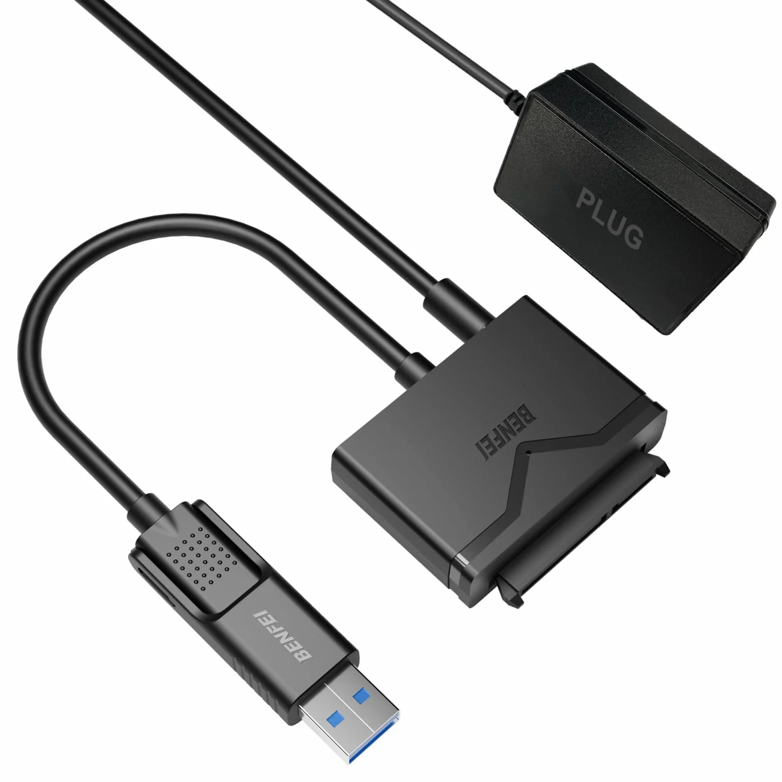 BENFEI Adapter USB 3.0 na SATA III 2,5/3,5 cala HDD/SSD 12V 2A UASP