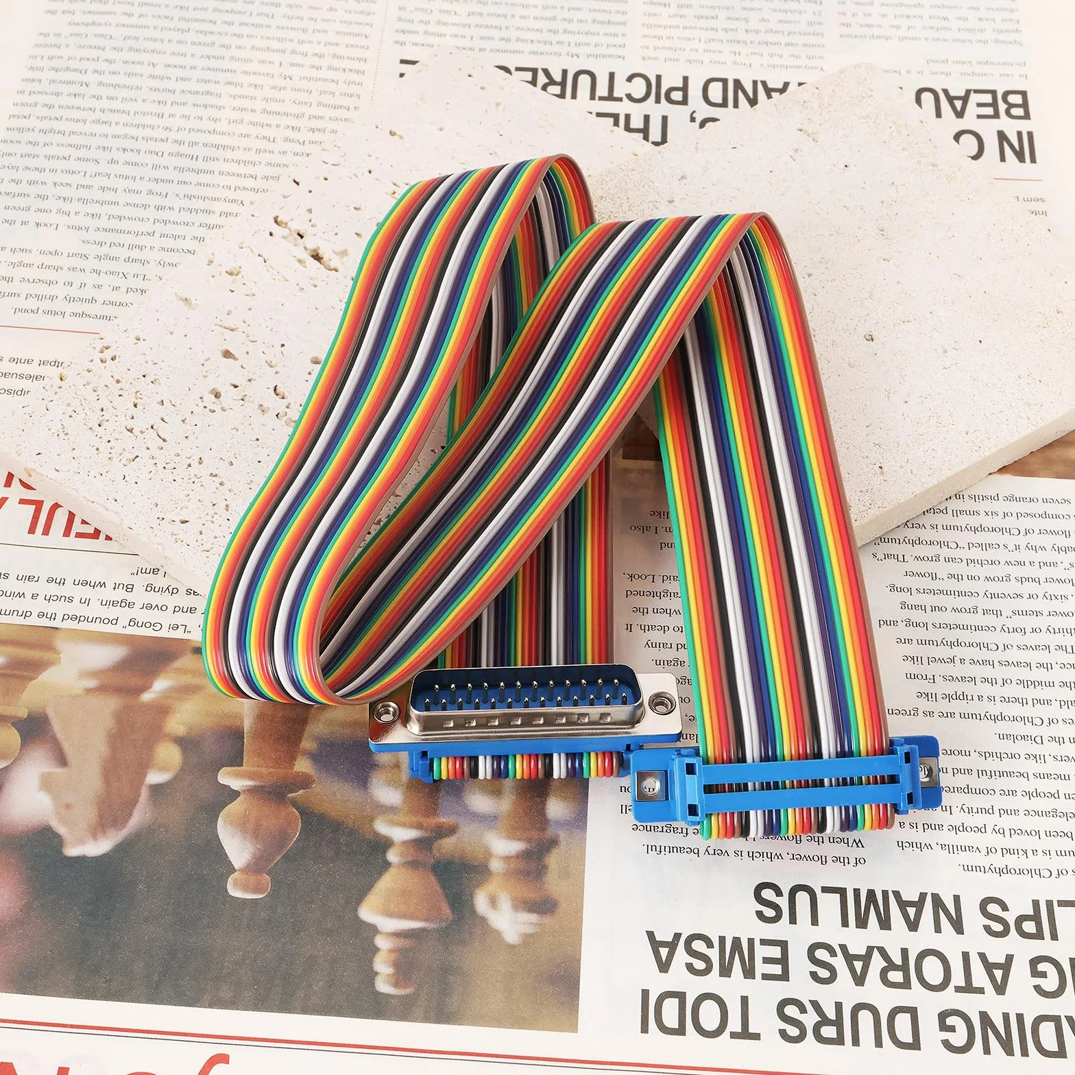 DB25 Pin szeregowy kabel przedłużający męski na żeński 50cm do serwera CNC