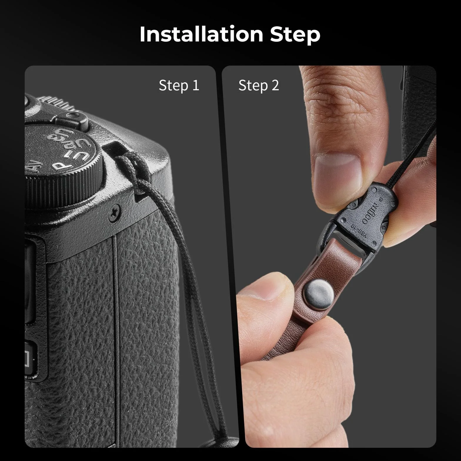 SMALLRIG Pasek na nadgarstek z szybkim zapięciem do Ricoh GR, regulowany, do Sony ZV-1 II/ZV-1 / ZV-1F, do Canon G7 X Mark III, do etui na do iPhone'a serii 17, czerwony - 5684