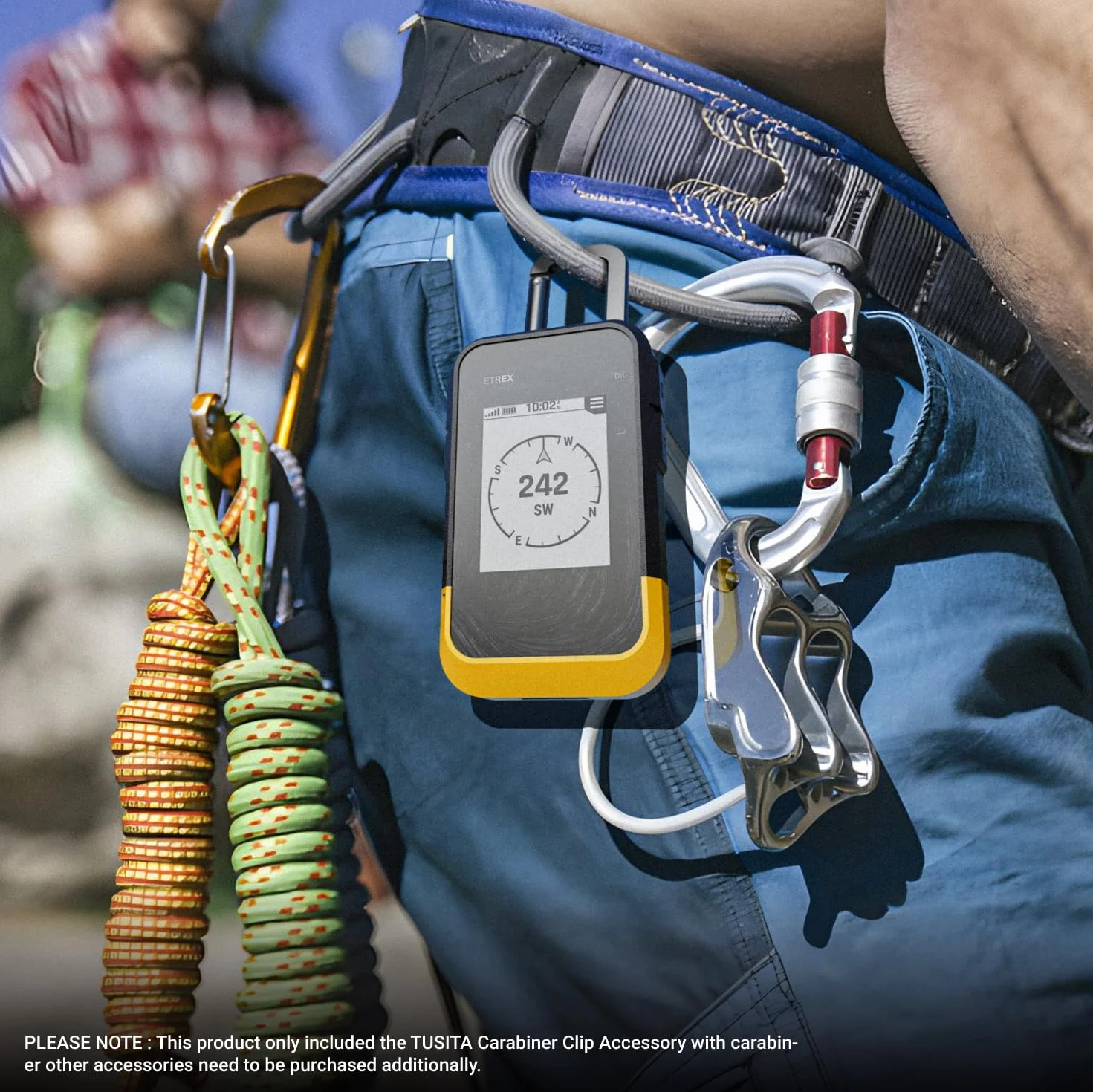 TUSITA Karabińczyk Clip Uchwyt Akcesorium Kompatybilne z Garmin Handhelds - Akcesoria Systemu GPS 010-12897-01