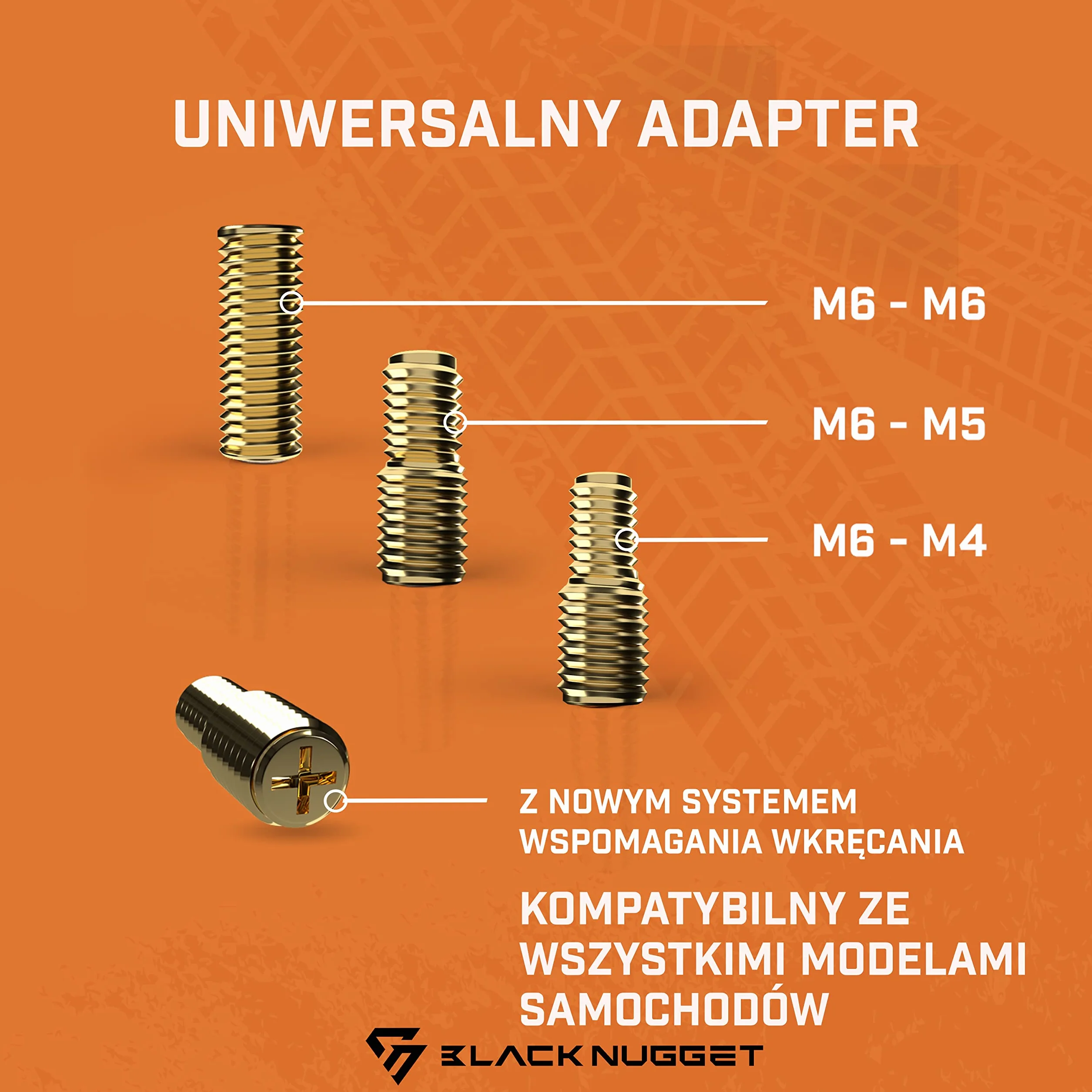 BlackNugget® Antena samochodowa 5cm uniwersalna AM FM