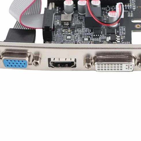 Bewinner Karta graficzna GT710, 2 GB DDR3 64-bitowa karta graficzna, niskoprofilowa karta graficzna komputera, PCI Express 2.0 X16, wyjście HDMI VGA DVI, stacjonarna, karta graficzna do gier dla