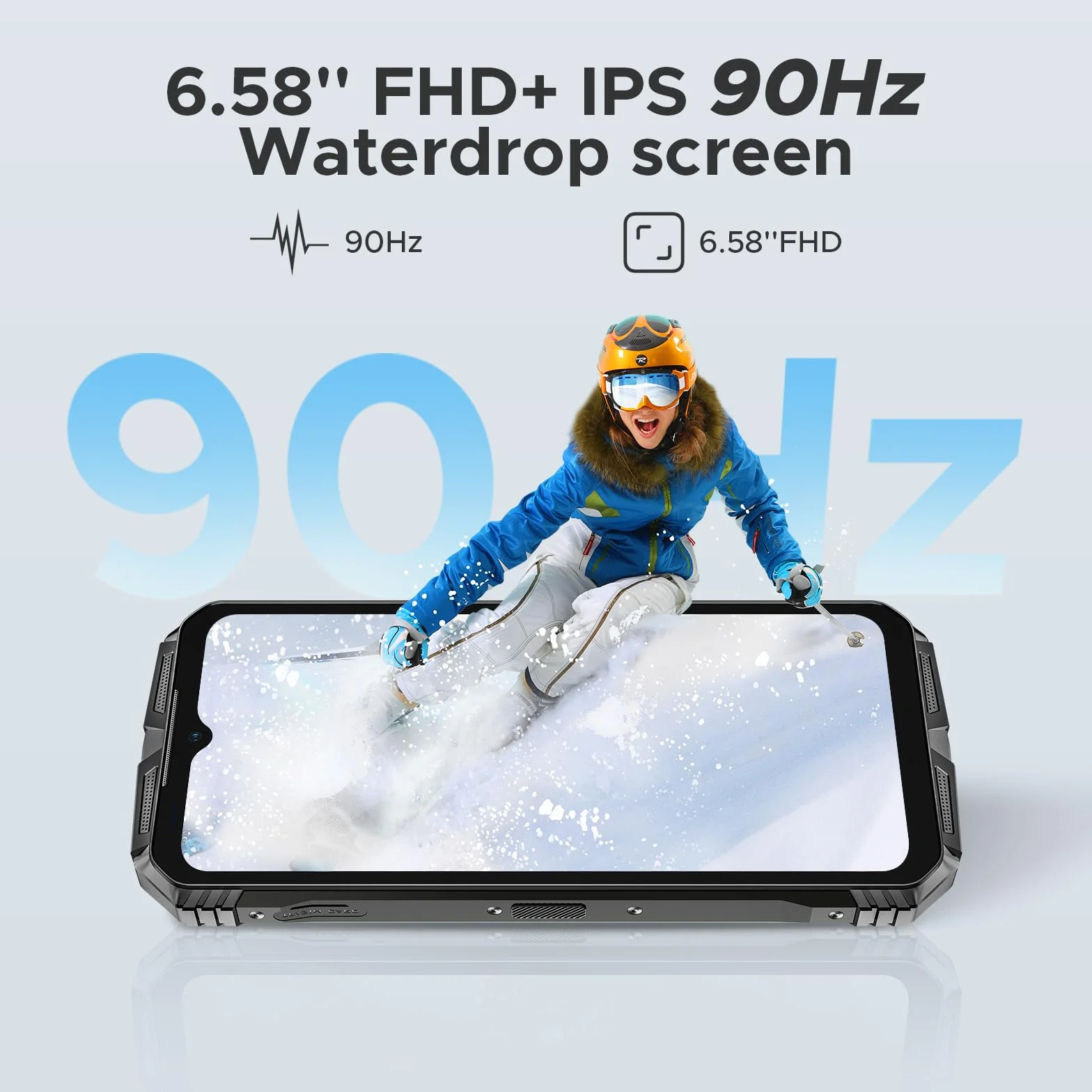 S118 4G Téléphones Portables Débloqués, 10800 mAh, Helio G100 32 Go + 512 Go, 6,58" FHD +, 50 MP + (Vision Nocturne 12 MP) + 32 MP Smartphones, NFC Vert
