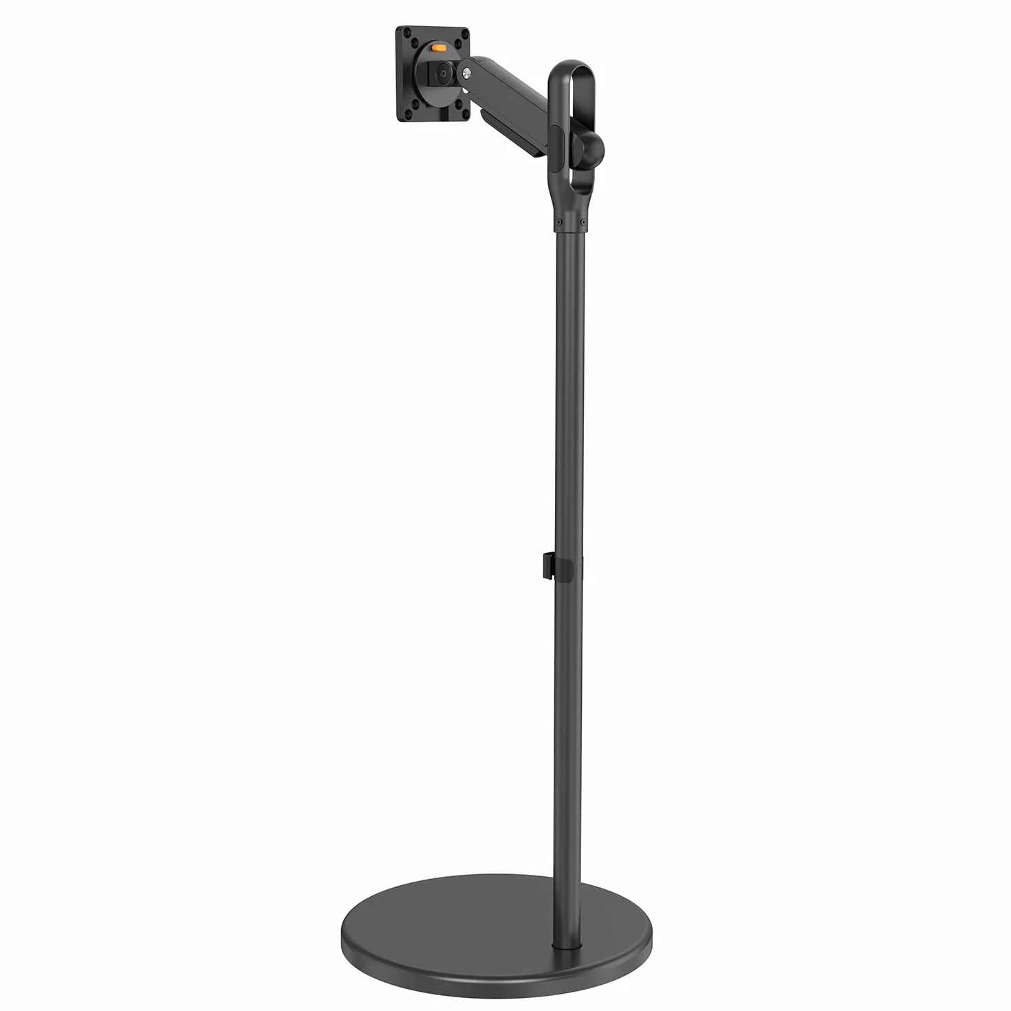 Maclean MC-970 mobilny monitor/stojak pod telewizor na kółkach do ekranu 17-25", wolnostojący, VESA 75 x 75 100 x 100, obciążenie od 2 do 10 kg, regulacja nachylenia i wysokości (czarny)