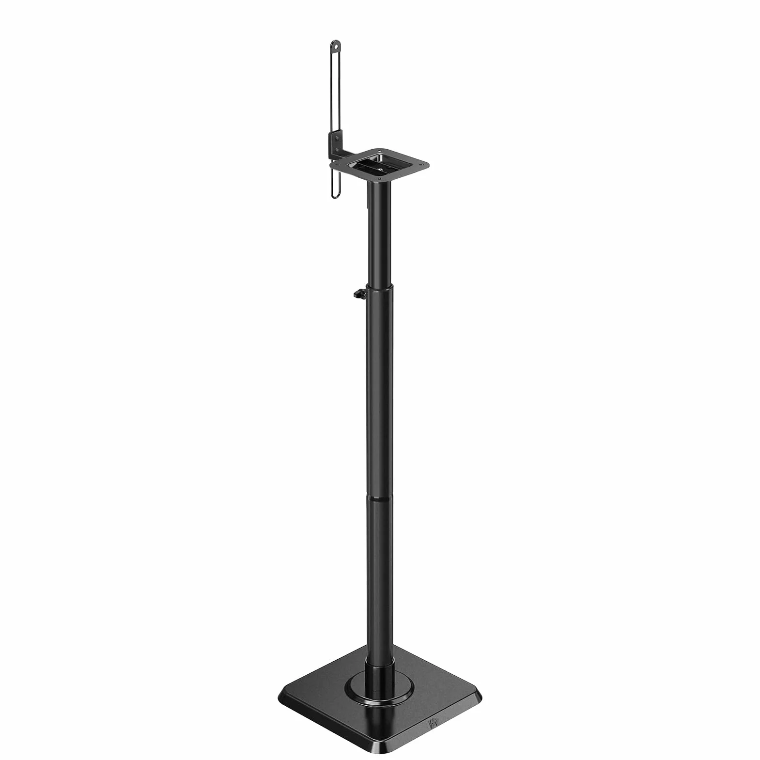 Mounting Dream Uniwersalny stojak głośnikowy (pojedynczy) z regulacją wysokości od 826 mm do 1078 mm do głośników przestrzennych, tylnych głośników satelitarnych do 5 kg, indywidualny stojak na