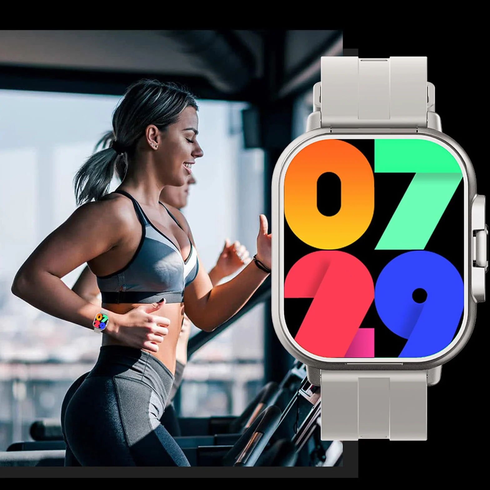 Denash 2 w 1 Smart Watch ze słuchawkami, 2,01" HD Smartwatch z funkcją telefonu, 100+ trybów sportowych, wodoszczelność IP67, zegarek sportowy z monitorem tętna, monitor snu, krokomierz, do systemu