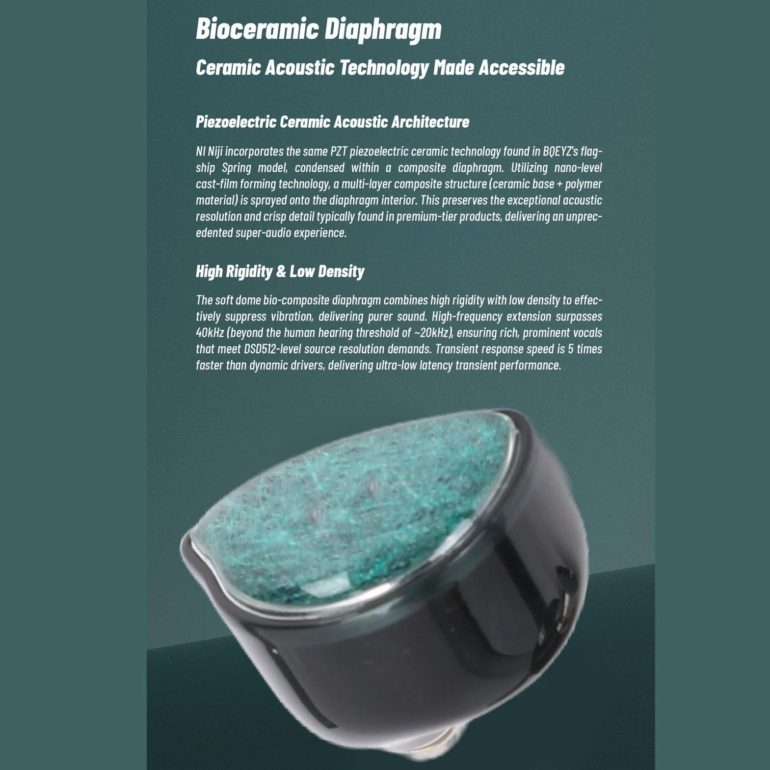 Cocoarm Słuchawki do Gier Ceramiczne Metalowe Słuchawki HiFi Przewodowe Douszne 11 Mm Sterownik 3,5 Mm 4,4 Odłączane Douszne IEM do Gier na Konsoli PC Odtwarzacze Mobilne