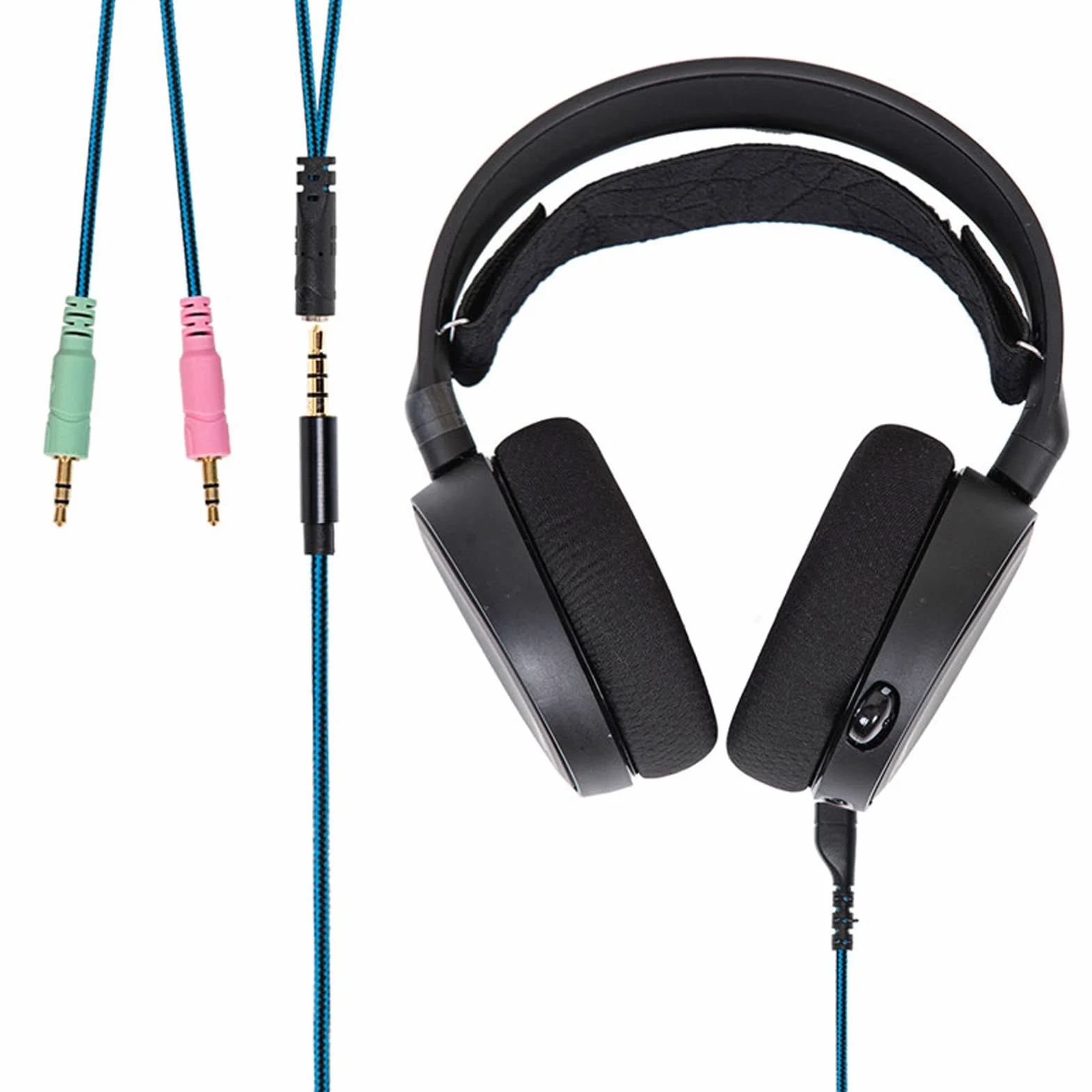 Kabel Audio Słuchawek, Wymienny Kabel Audio Słuchawek z Kablem Adaptera Y, Kabel AUX w Oplocie Miedzianym OFC dla 3/5/7/Pro