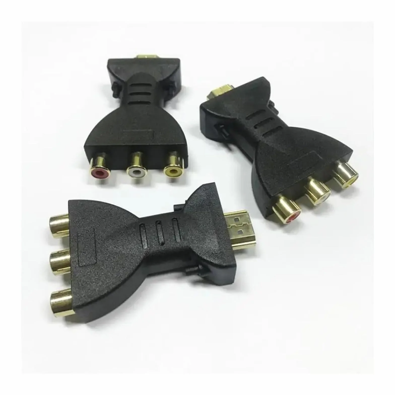 Adapter RCA na HDMI 1080P konwerter AV z kablem USB do TV Box