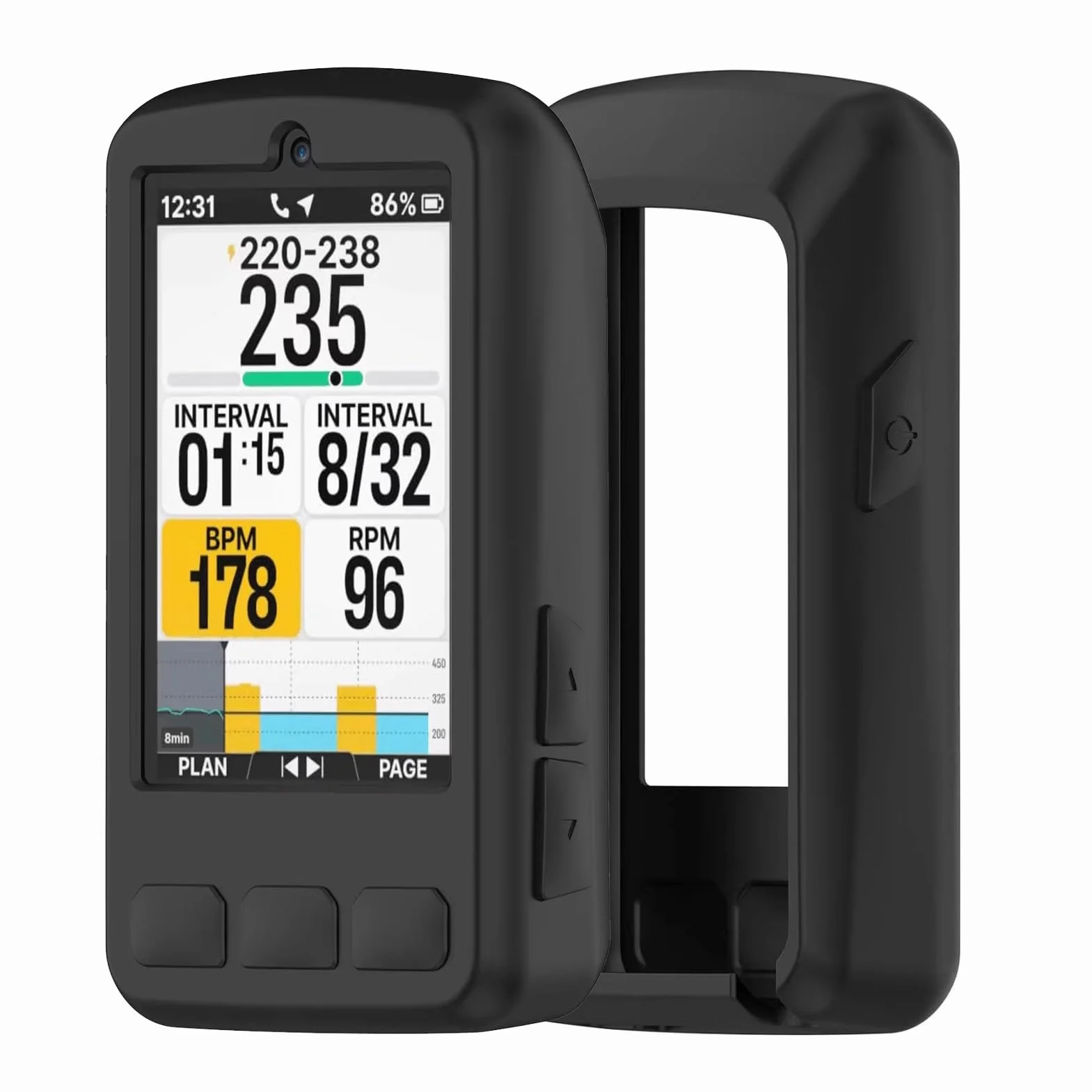 Wahoo ELEMNT ROAM 3 ROAM V3 silikonowe etui ochronne odporne na uderzenia czarne