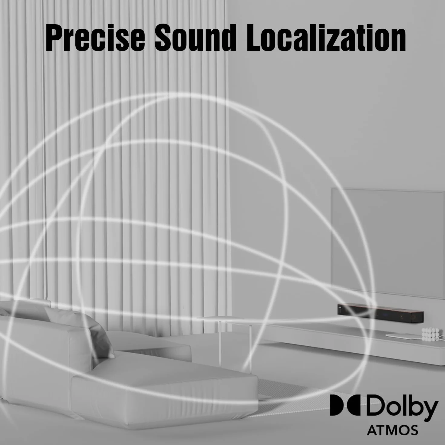 Hiwill 5.2.2 Dolby Atmos Drewniany Soundbar, 400 W Uniwersalne głośniki kina domowego TV z wbudowanym podwójnym subwooferem, 2 głośniki skierowane do góry, WoNoble A502