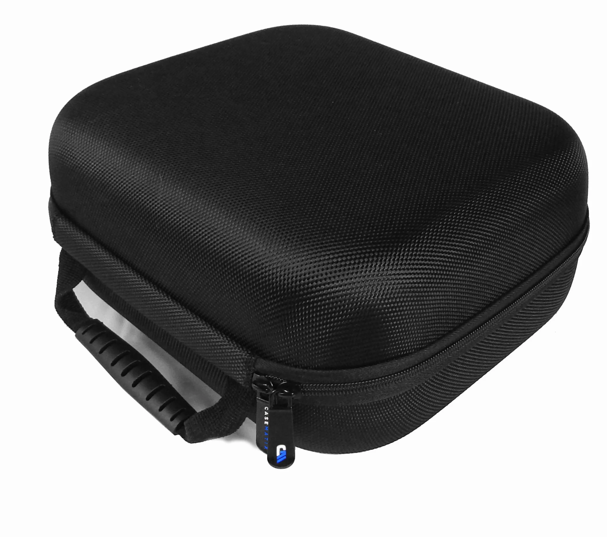 CASEMATIX Etui na lornetkę z wkładką z pianki absorbującej uderzenia, twarda obudowa, wzmocnione zamki błyskawiczne, wygodny gumowy uchwyt podróżny i torba na akcesoria