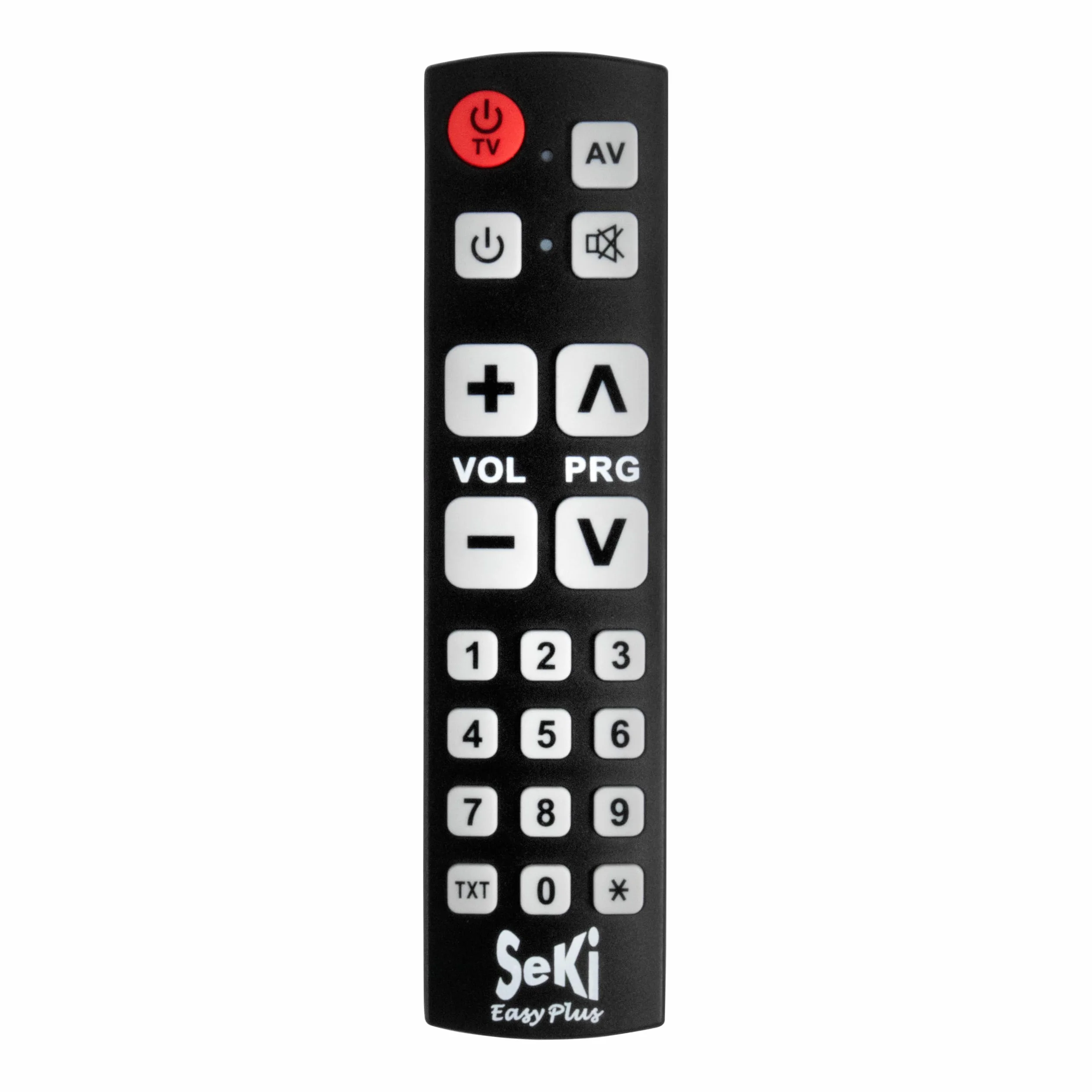 SeKi Easy Plus uniwersalny pilot zdalnego sterowania, czarny