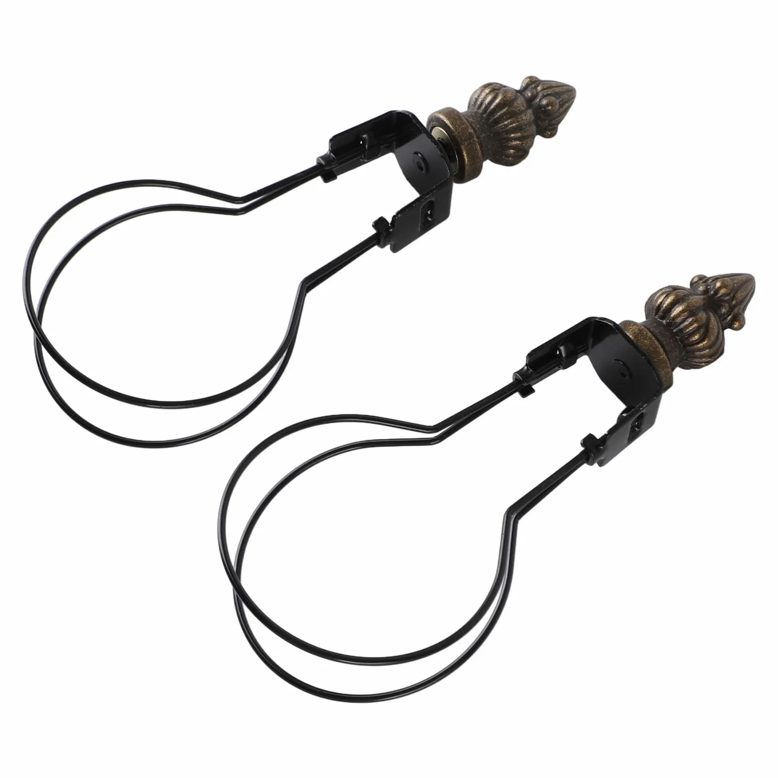 Adapter do Abażuru, Uchwyt na Abażur Nowoczesny Stylowy Metal 2 szt. Adapter do żarówki Lampy Klips na Abażurze do Lampy Podłogowej, Lampy Stojącej, żyrandola