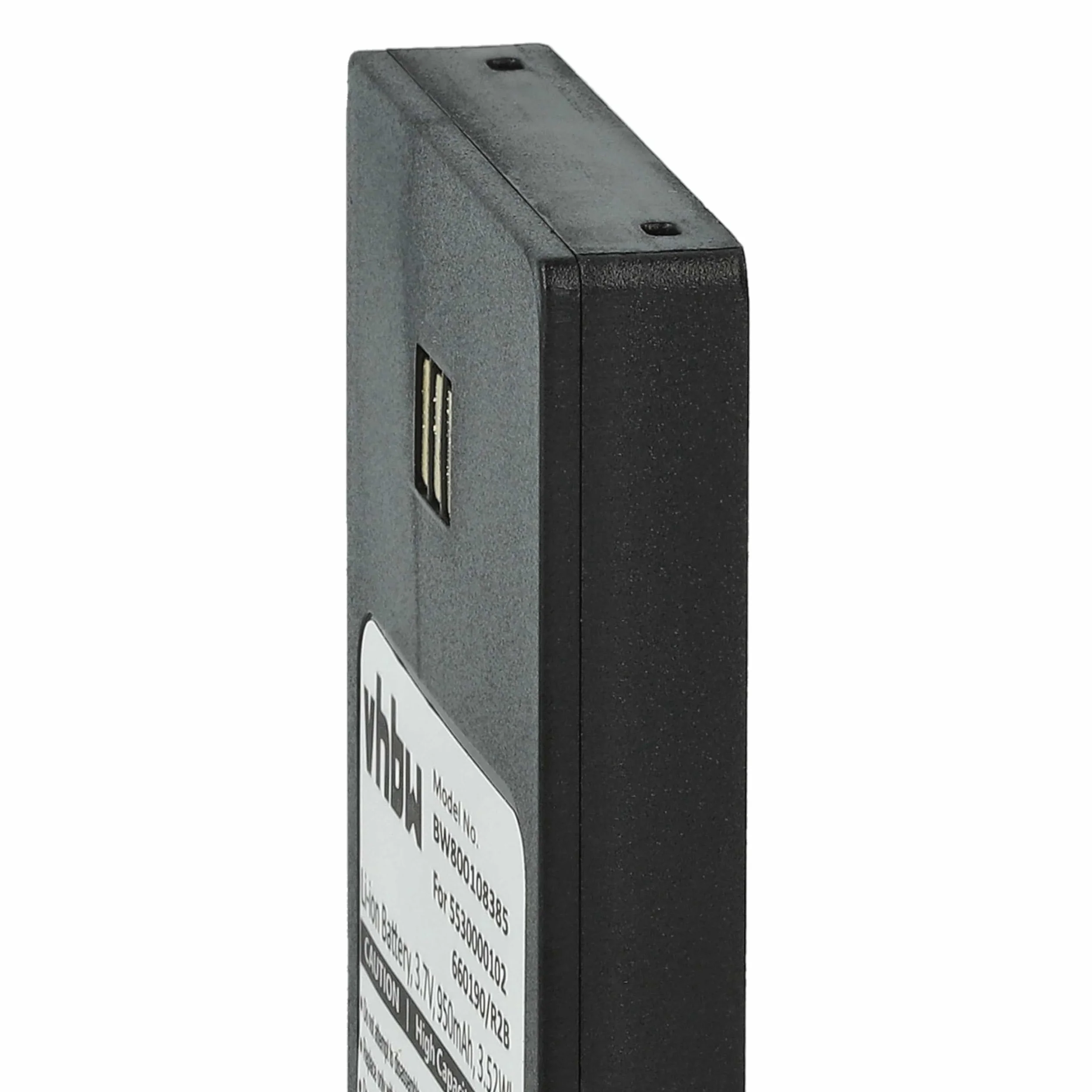 vhbw 10 x akumulator kompatybilny z Aastra DH4-BAAA/2B bezprzewodowy telefon stacjonarny (950 mAh, 3,7 V, Li-Ion), czarny