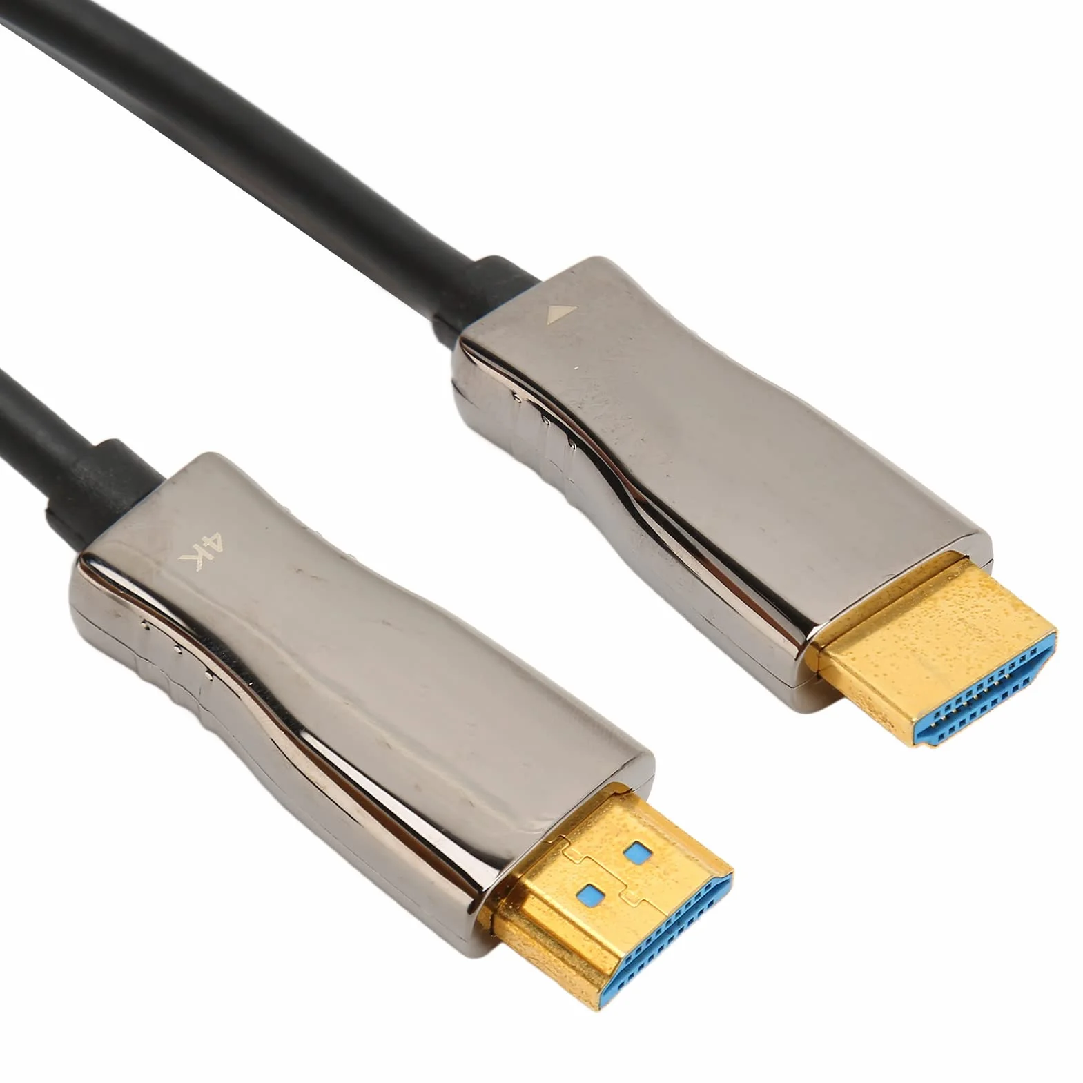 Qcwwy Kabel Interfejsu Multimedialnego 4K HD 2.1, Duża prędkość 18 Gb/s, Kabel Optyczny do Kontrolerów Gier, do Projektora (25 m / 82 stopy)