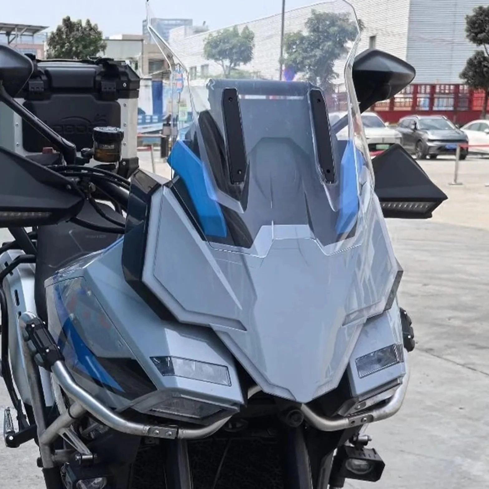 Uchwyt do nawigacji GPS Pasuje do ZONTES 703F 703 F ZT703F 2024 2025 Uchwyt na nawigację GPS 12MM 22MM Płyta wsporcza uchwytu nawigacyjnego Motocyklowy uchwyt do nawigacji(22MM 703F)