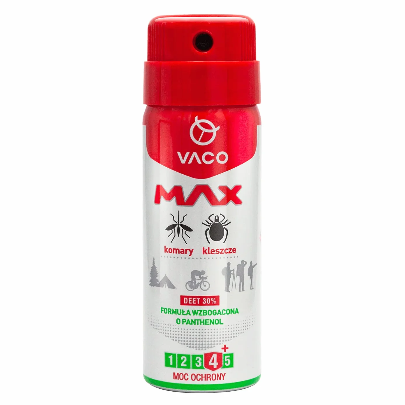 VACO Spray MAX na komary, kleszcze, meszki z PANTHENOLEM (mini) - 50 ml