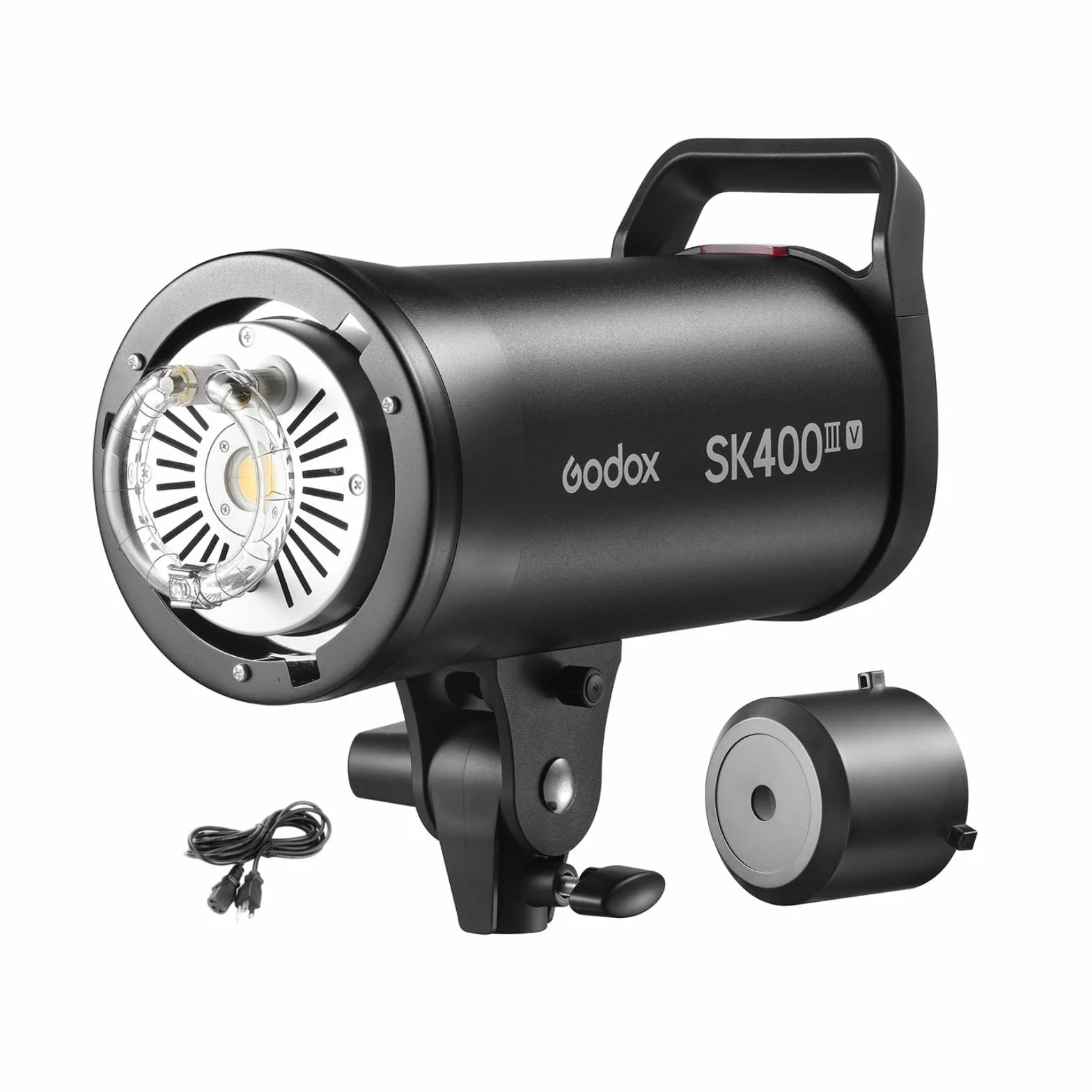Godox SK400IIIV lampa błyskowa, bezprzewodowa, 2,4 G, 400 W, GN65, 5700 ± 200 K, 0,1-1,5 s, czas ładowania błyskowego 1/200-1/380 s, z lampą nastawczą LED 10 W