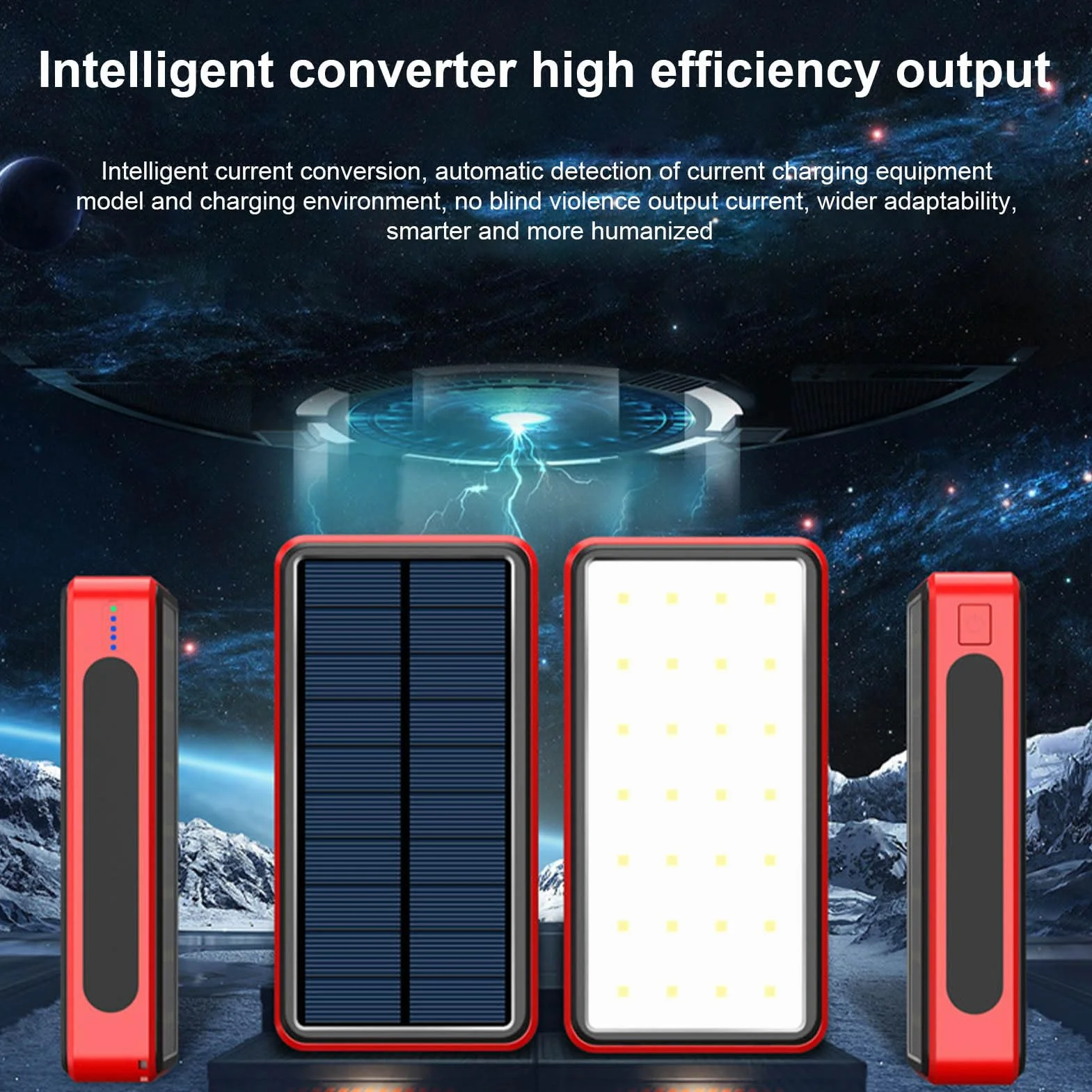 Przenośna ładowarka Power Bank, wytrzymała ładowarka zapasowa | baterii, solarna ładowarka do telefonu komórkowego, ładowarka do paneli słonecznych | ładowarka solarna do kamery zewnętrznej