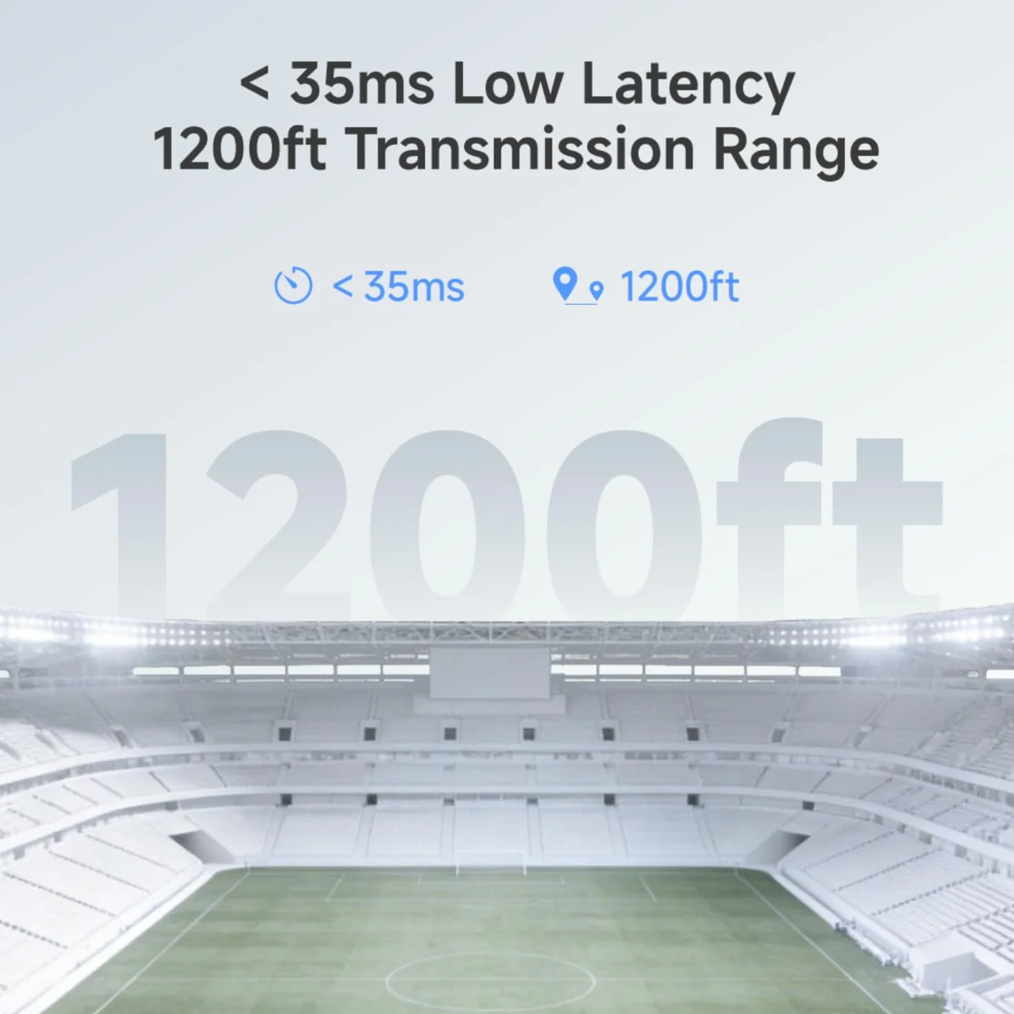 Accsoon CineView Master 4K Lite zestaw bezprzewodowych nadajnik/odbiorników 4K60 z technologią podwójnego pasma, zasięg 350 m, opóźnienie 35 ms, wejścia i wyjścia HDMI/SDI, zdalne sterowanie wybranymi