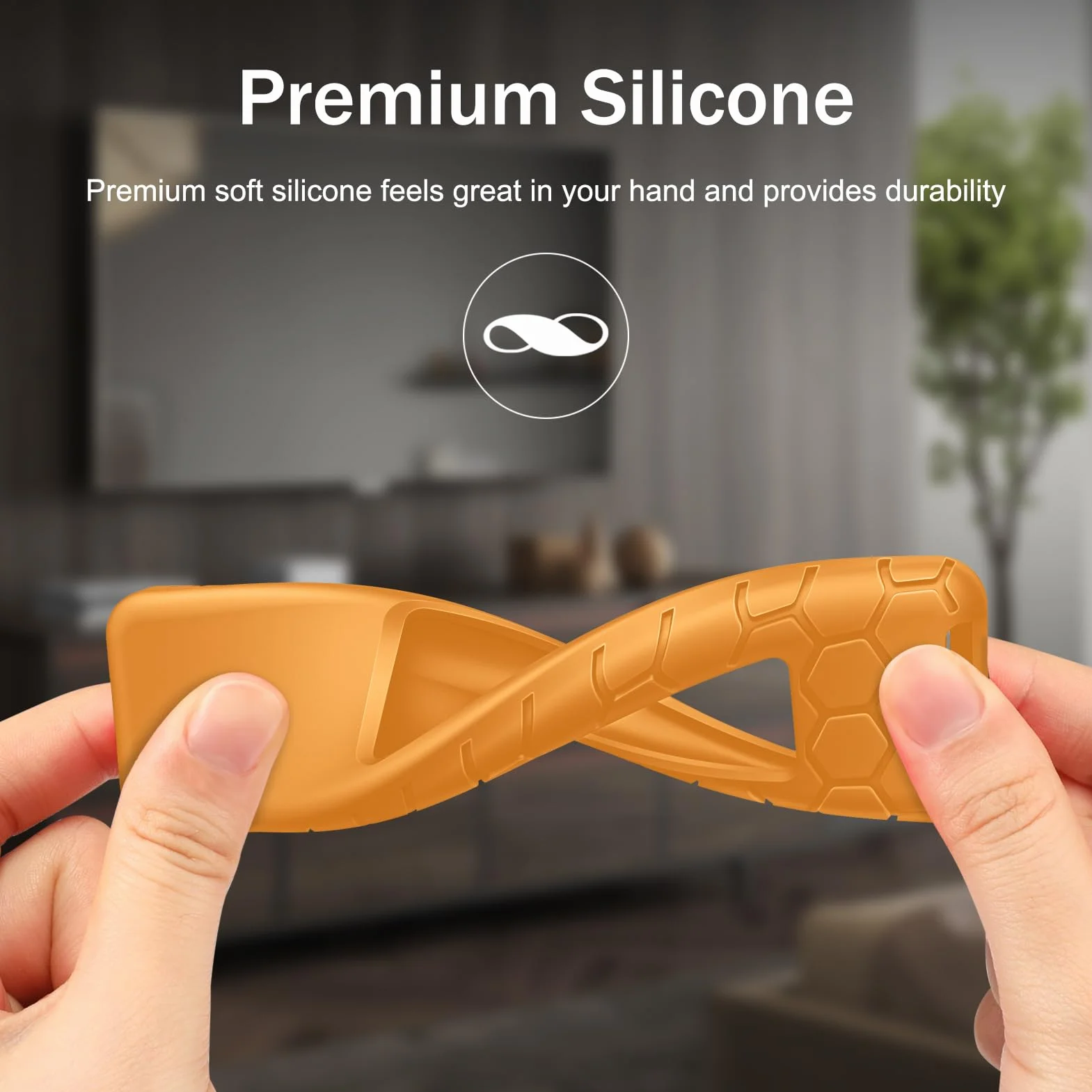 FINTIE Pilot zdalnego sterowania do Samsung Smart Solar Cell 2024 2023 TM2360F / TM2361F / TM2360E / TM2361E BN59-01436A BN59-01432A BN59-01432J, lekkie antypoślizgowe silikonowe etui, odporne na