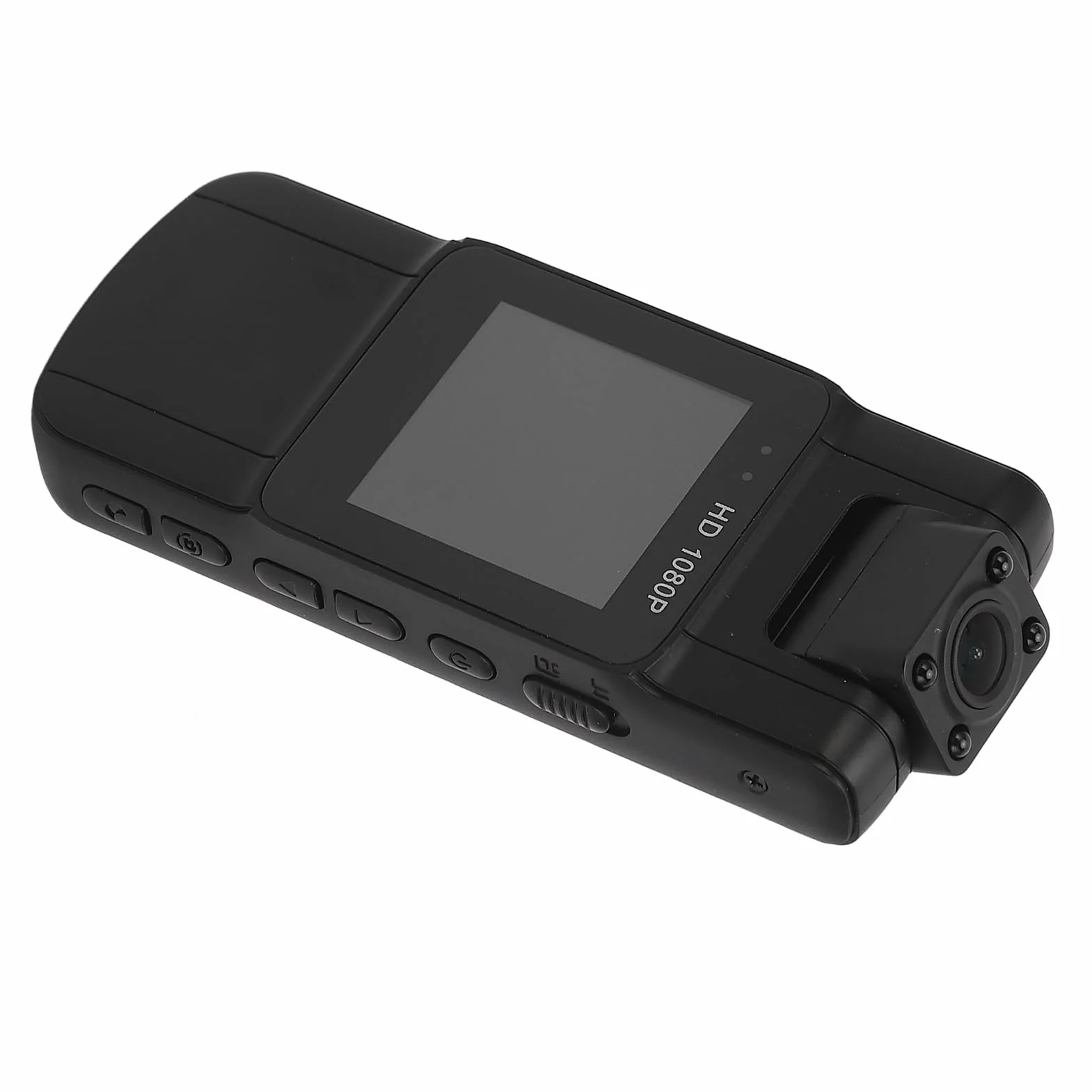 Kamera Ciała z Wyświetlaczem 1,54 -calowym, 1080p w Podczerwieni Noktowi Widzenie Wykrywanie Noktowizji 180 Stopni Obrotowe Soczewki Noszone Korpusy, Przenośna Mała Osobista