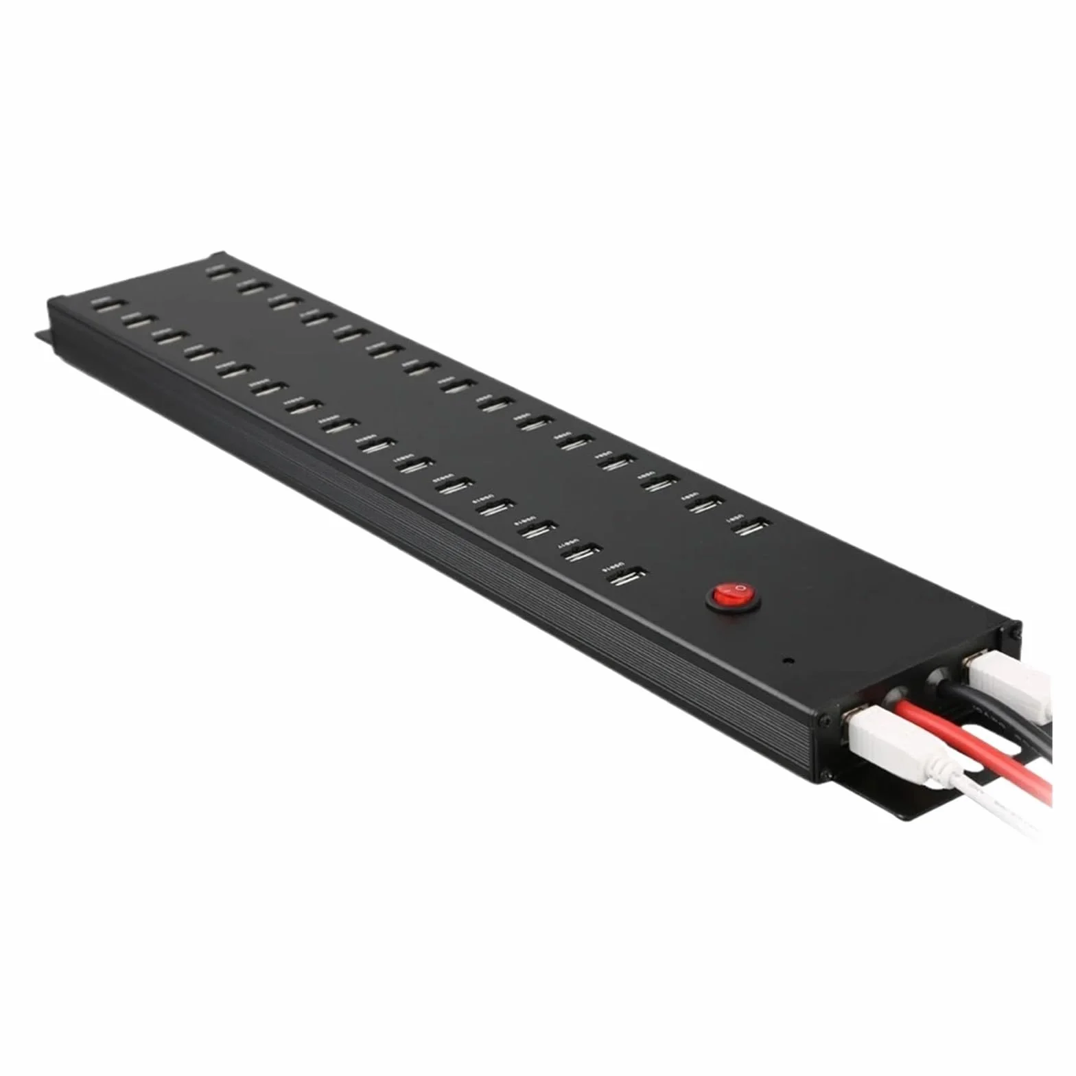30-portowy Koncentrator USB Przemysłowa Stacja Dokująca O Mocy 300 W. Wieloportowa Ładowarka USB Szerokie Zastosowanie
