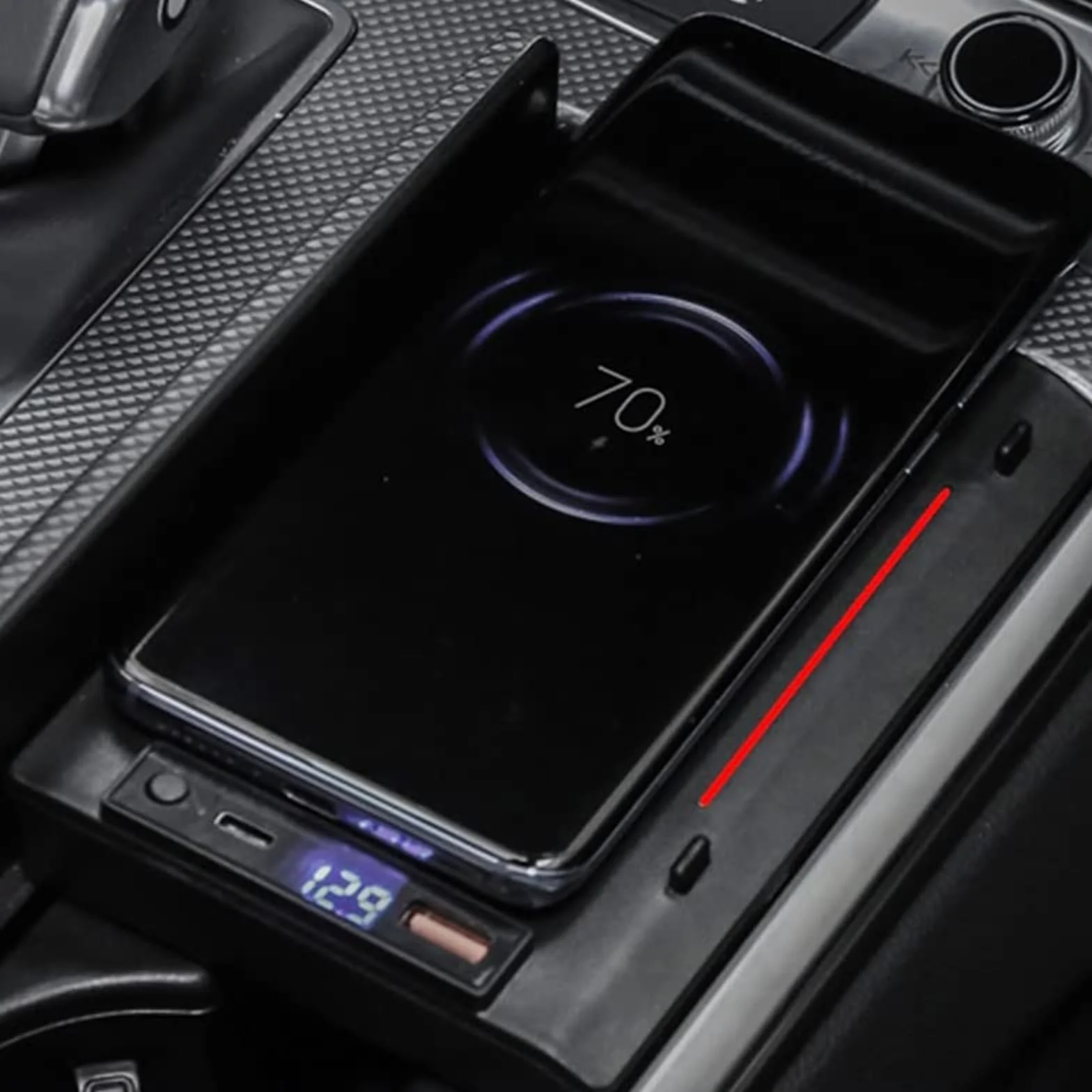 Bezprzewodowa ładowarka samochodowa 15w szybkie ładowanie ładowarki do telefonu komórkowego Panel ładowania, dla, A6 C8 S6 RS6 A7 S7 RS7 2019 2020 2021 2022 Bezprzewodowa ładowarka samochodowa