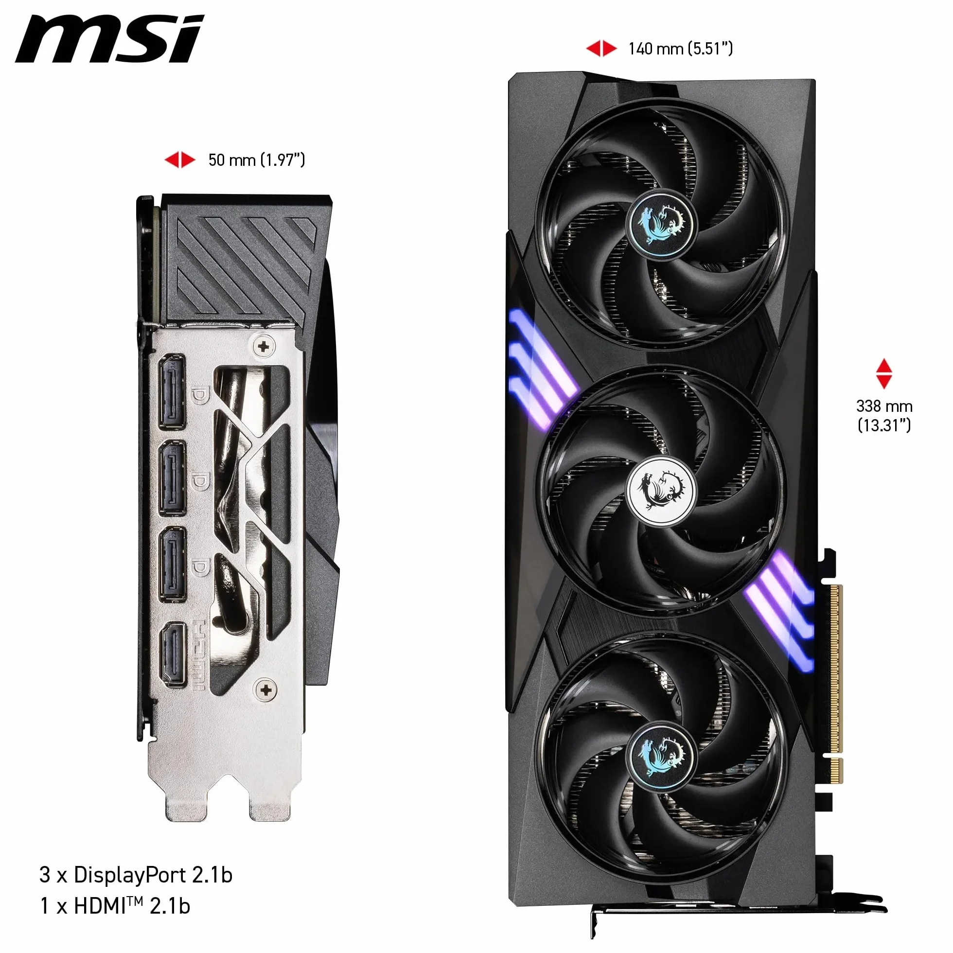 MSI Karta graficzna NVIDIA GeForce RTX 5070 12G Gaming Trio OC 192 Bit GDDR7, częstotliwość Boost do 2625 MHz, PCIe Gen 5, DLSS 4, DP 2.1 x 3, HDMI 2.1 x 1