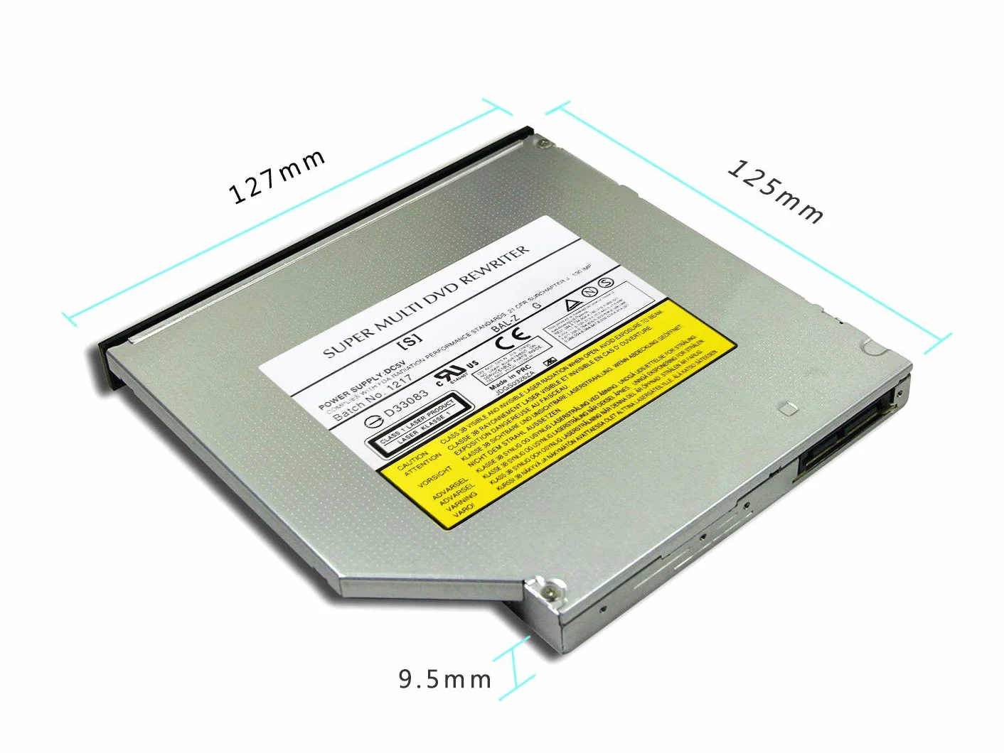 OSGEAR wewnętrzny 9,5 mm smukły SATA 8x DVDRW CD DVD RW Rom nagrywarka nagrywarka laptop PC taca Mac ładowanie urządzenie napędu optycznego