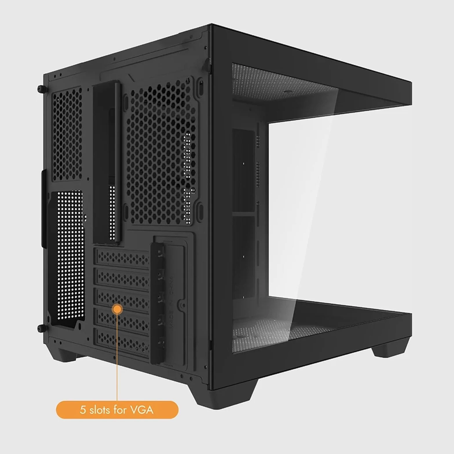 275P obudowa PC widok na morze pokój gamingowy komputer stacjonarny M-ATX ITX płyta główna dwustronna szkło hartowane PC szafa dla graczy