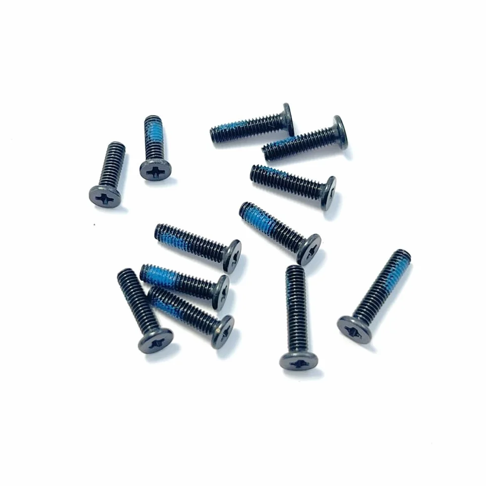 Gintai śruby Screws 12 szt. do ASUS TUF Gaming A15 FA507XI FA507XV FA507XU FA507NV FA507NU FA507NUR FA507NVR/UI/UV/UU Zestaw do obudowy laptopa, śruby Screws mocuj?ce podstaw? do spodu komputera