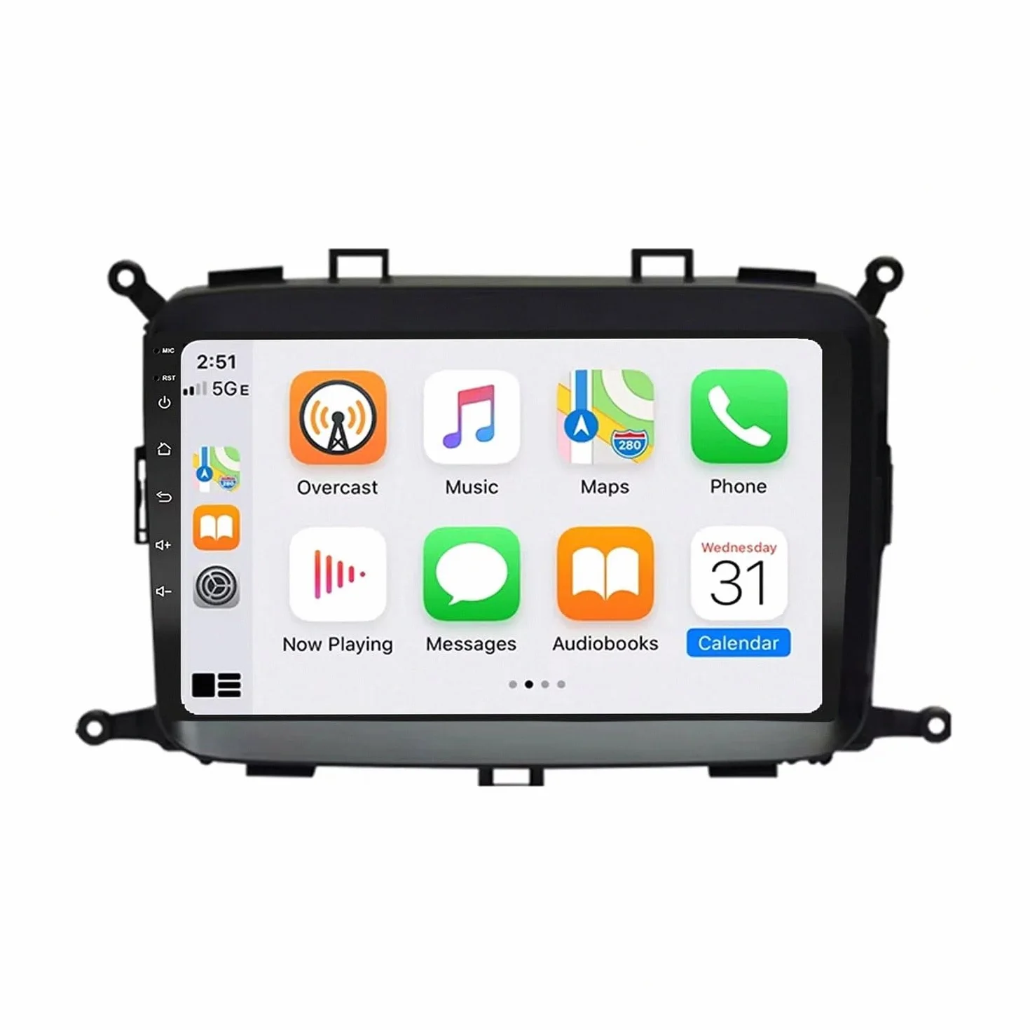 Odtwarzacz Multimedialny 2-Din dla Honda Jazz 1 Fit 2002-2007 Bezprzewodowe Carplay I Android Auto, Pojemnościowy Ekran Dotykowy, Nawigacja Gps Radio Fm Z, 8 Rdzeń 4G+64G