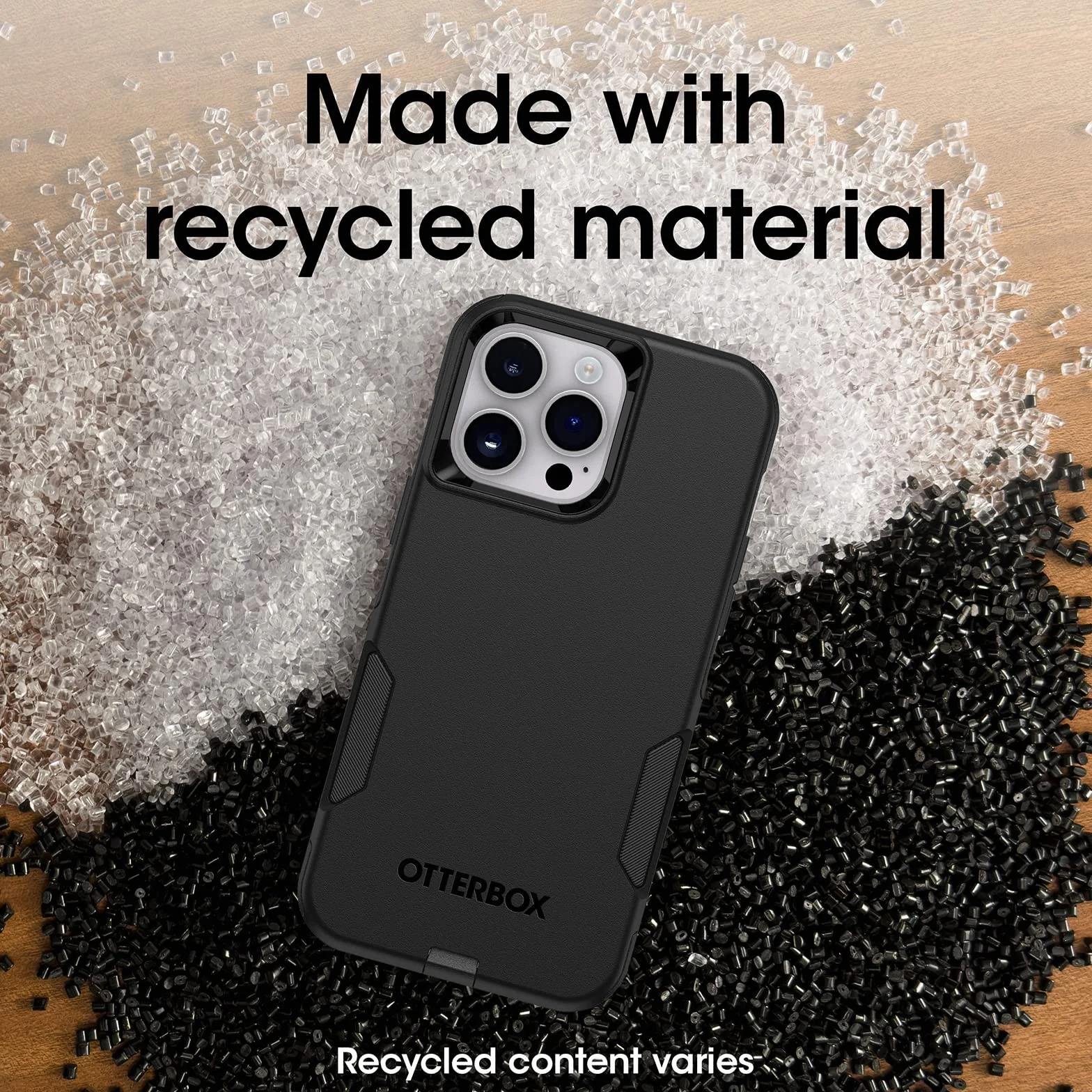 OtterBox Commuter Etui do iPhone 14 Pro Max, Wstrząsoodporne, Potrójnie Przetestowane Według Standardów Wojskowych, Ochrona Antybakteryjna, Czarne, Bez Opakowania Detalicznego