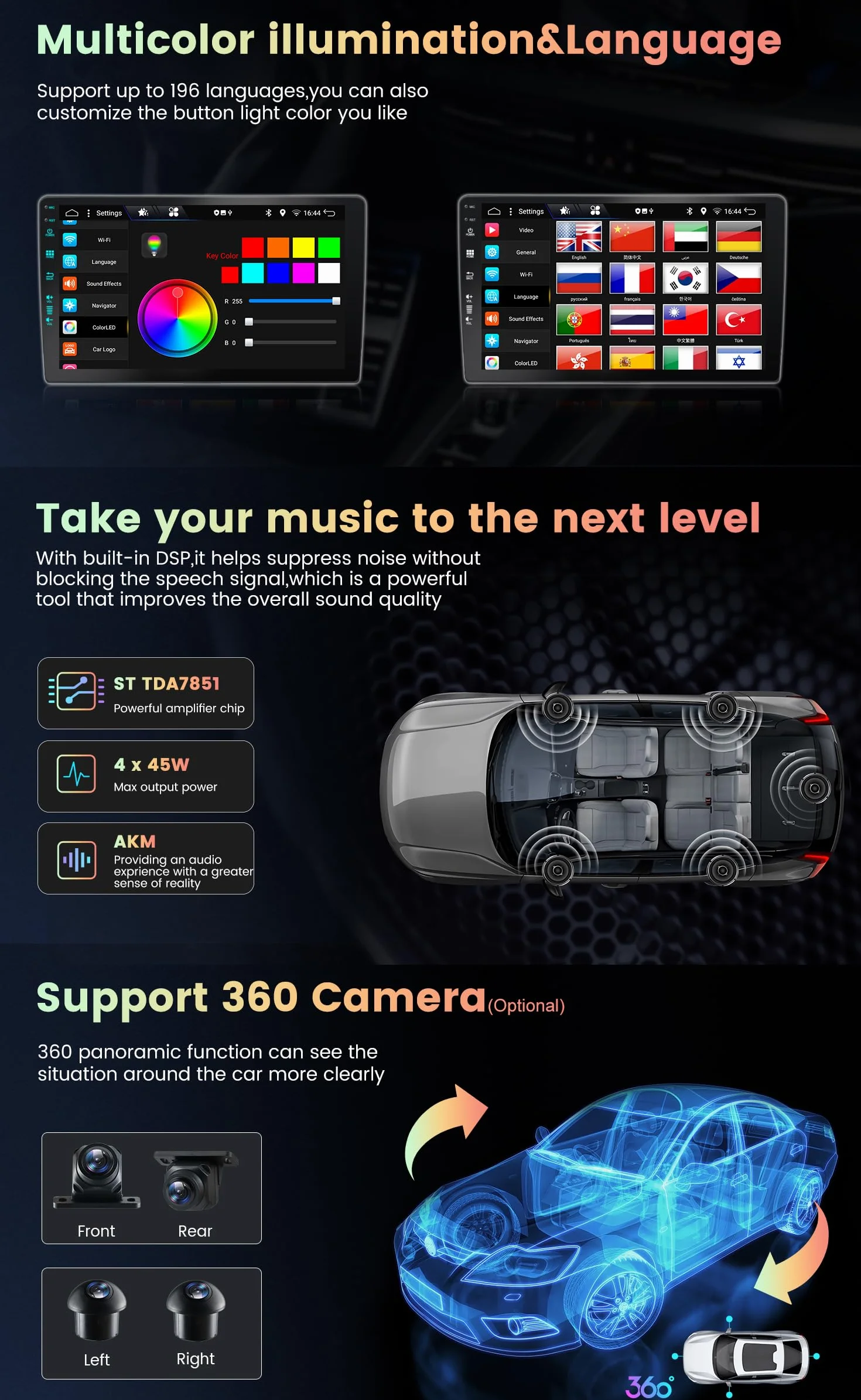 KEC [6G + 128G] IPS 9" Android 15 radio samochodowe do Mazda 3 2004-2012 z nawigacją Octa Core-[wbudowany CarPlay/Android Auto/DSP/Mirror Link/GPS Navi/360 Camera/Bluetooth 5.0/WiFi/USB