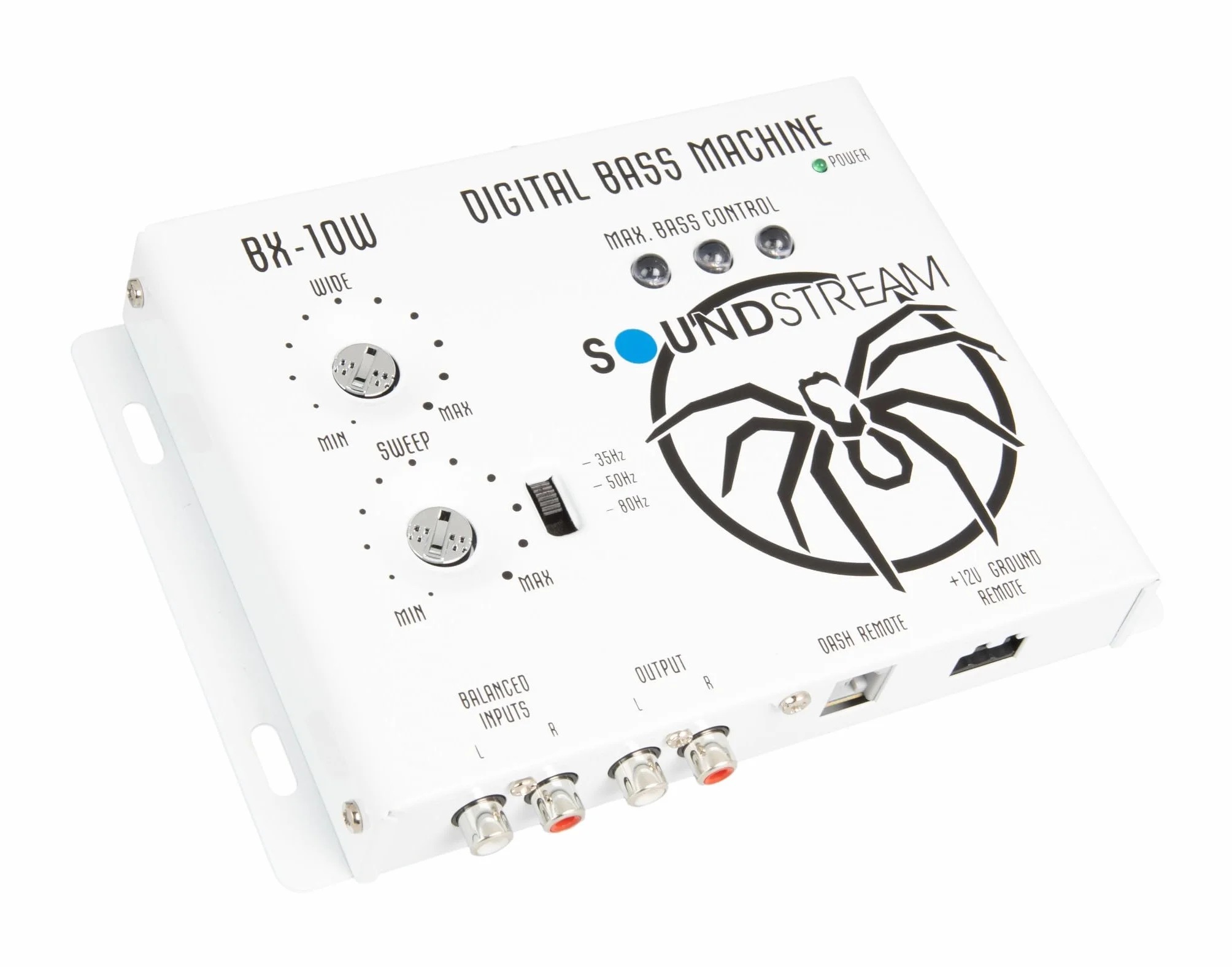 Soundstream Bx-10 W cyfrowy procesor przebudowy basów z pilotem (biały)