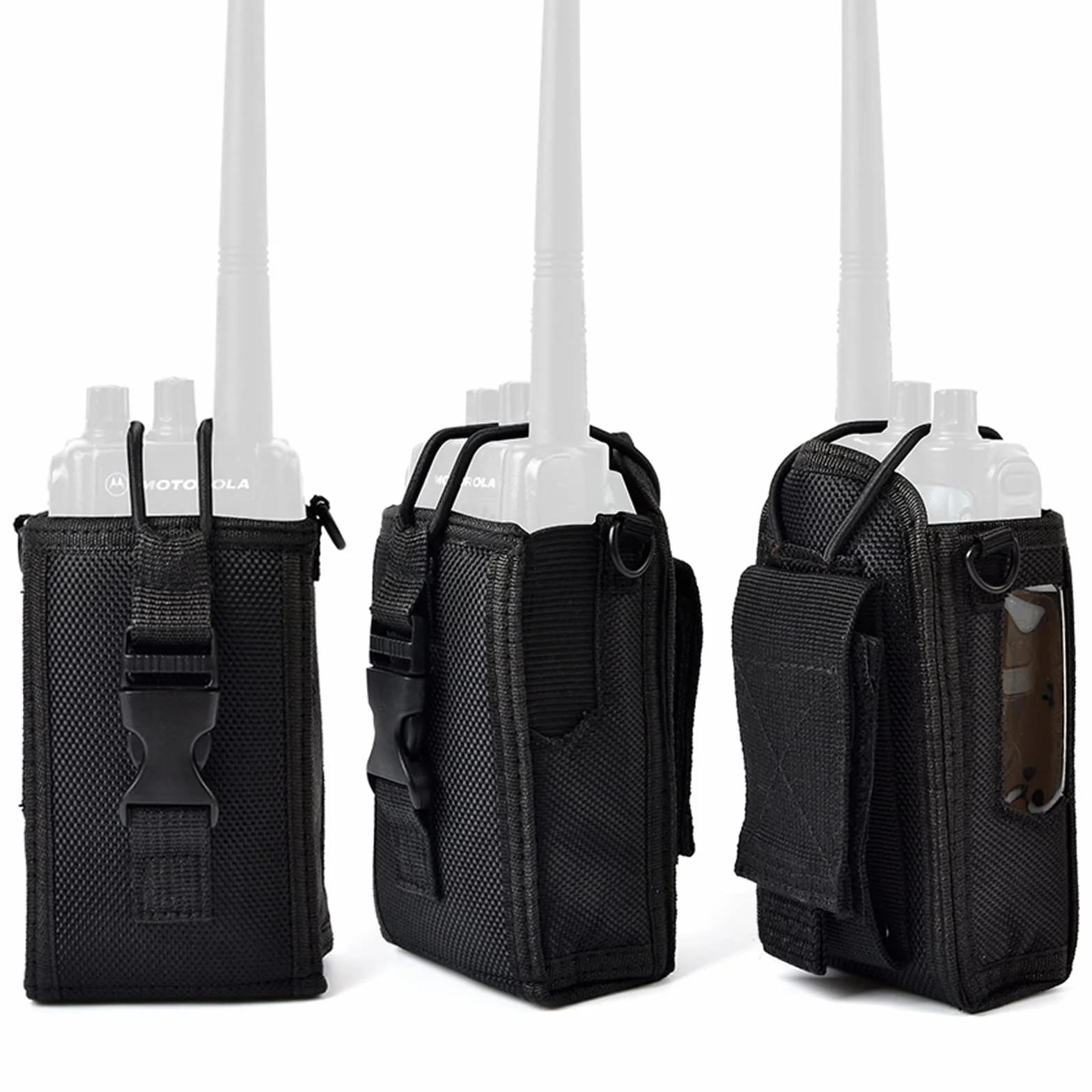 Nylonowe etui do Walkie Talkie kompatybilny z Motorola GP328, PRO5150, GP320, GP340, MTX960, President Randy 3, Sepura, Mindland