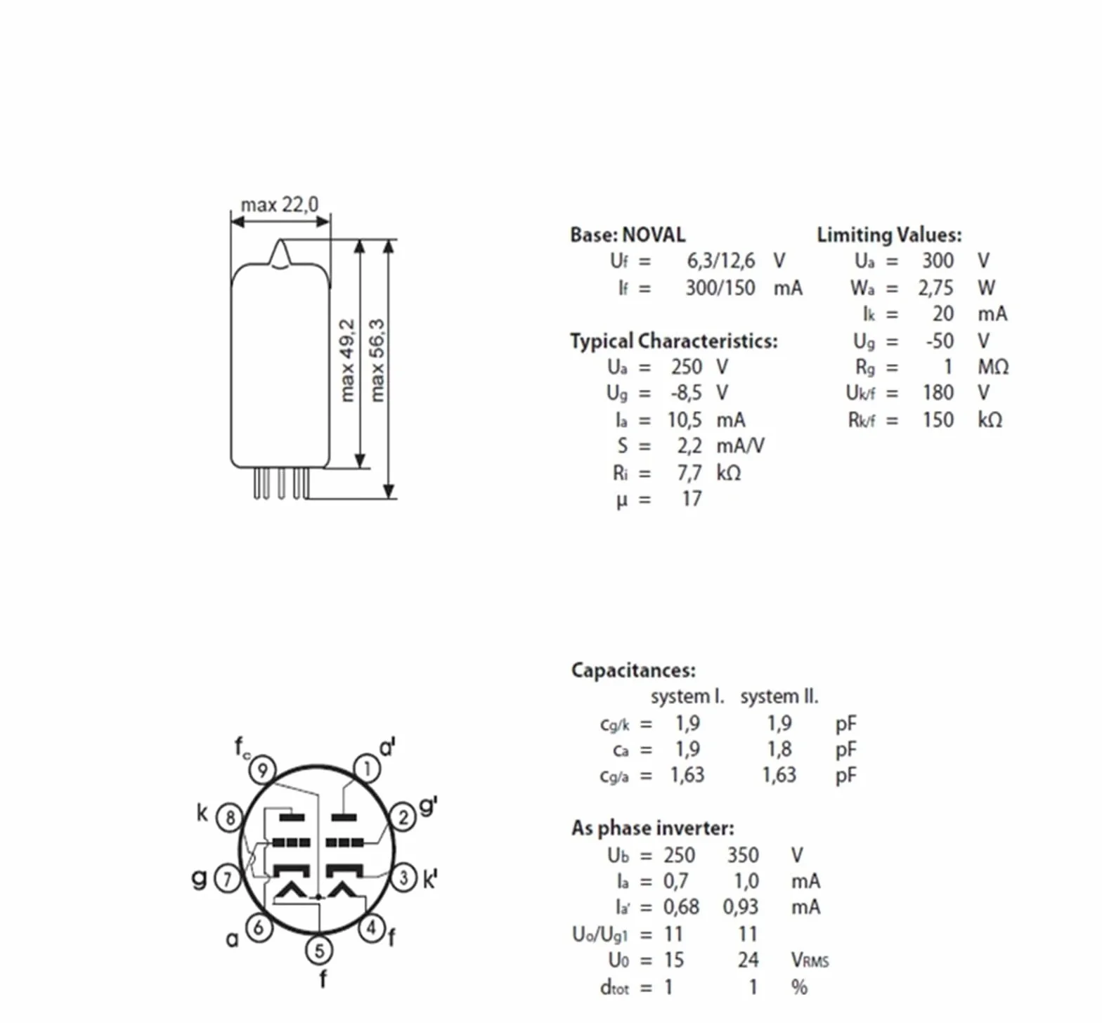 Wymiana lampowego wzmacniacza audio ECC82, seria klasyczna, 12AU7 5693 5814, DIY(2 szt.)