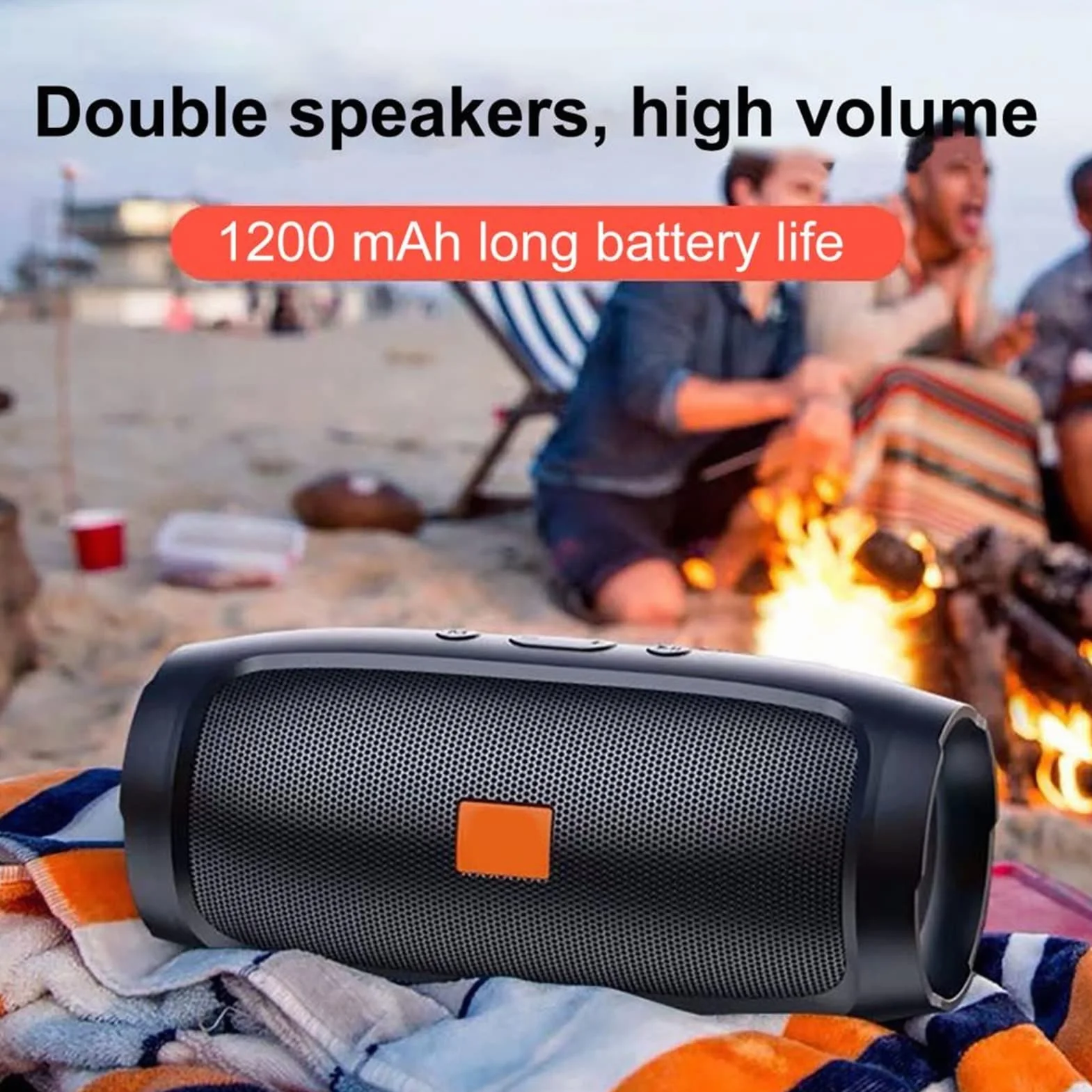 Głośnik komputerowy Przenośny głośnik Bluetooth Kolumna Stereo Heavy Bass Wireless Soundbar głośnik subwoofowy obsługuje kartę AUX TF Radio Głośniki biurkowe FM (kolor: zielony)