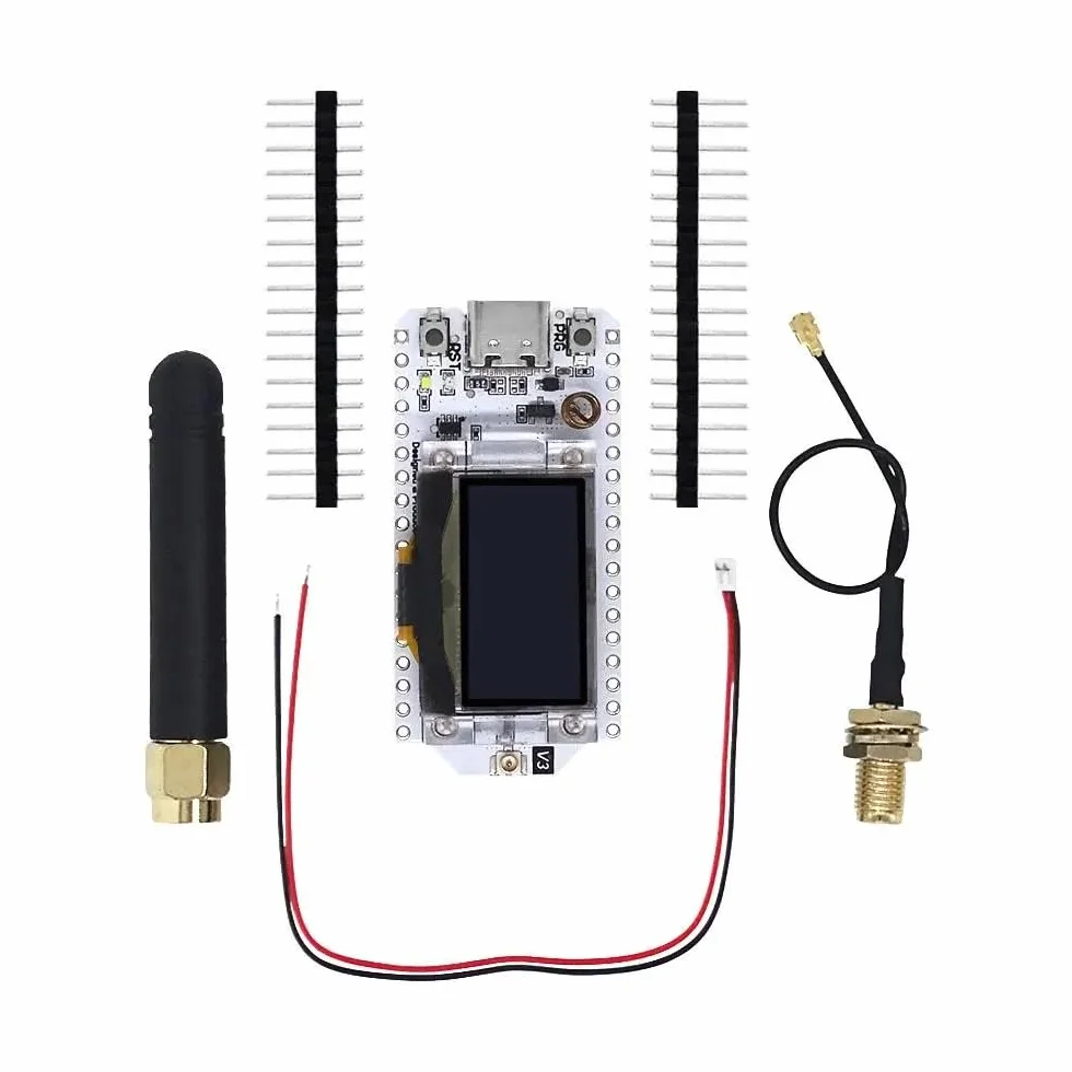 DollaTek 863 MHz – 928 MHz Lora V3 Meshtastic SX1262 panel rozwojowy 0,96 wy?wietlacz OLED ESP32 WiFi Kit 32 rozwój kart Bluetooth Dual-Core IOT modu? LoRaWAN do Arduino