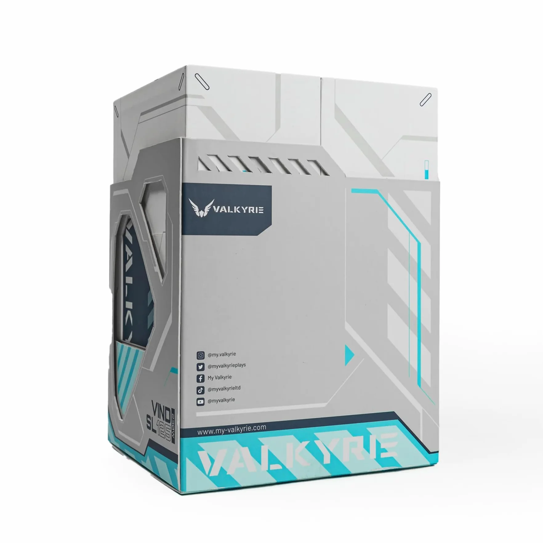 Procesor wentylacyjny Valkyrie Vind SL125 RGB, biały