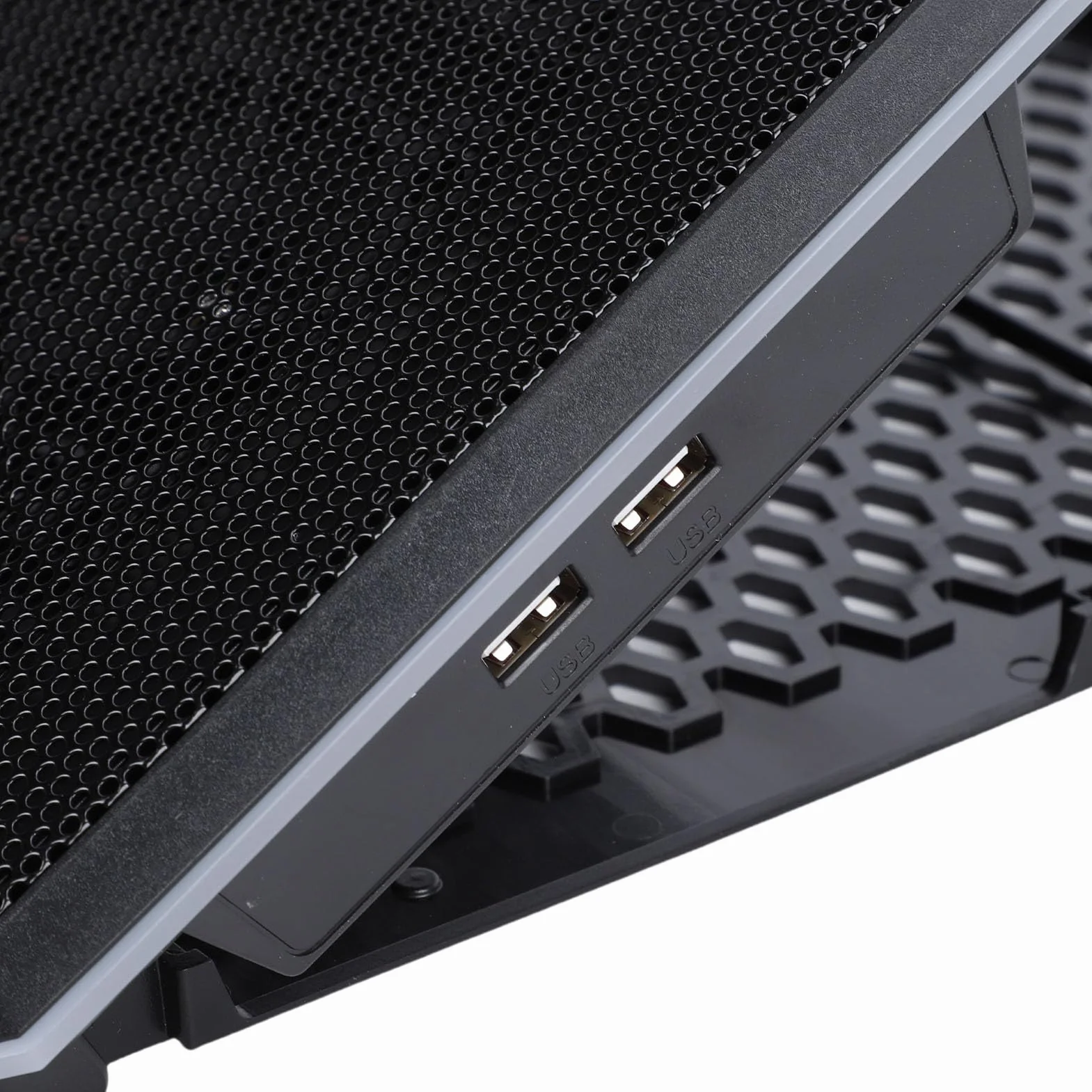 PUSOKEI Podkładka Chłodząca Adaptera 3C |8 Poziomów Wysokości dla 12–19 Laptopów (14 fanów)