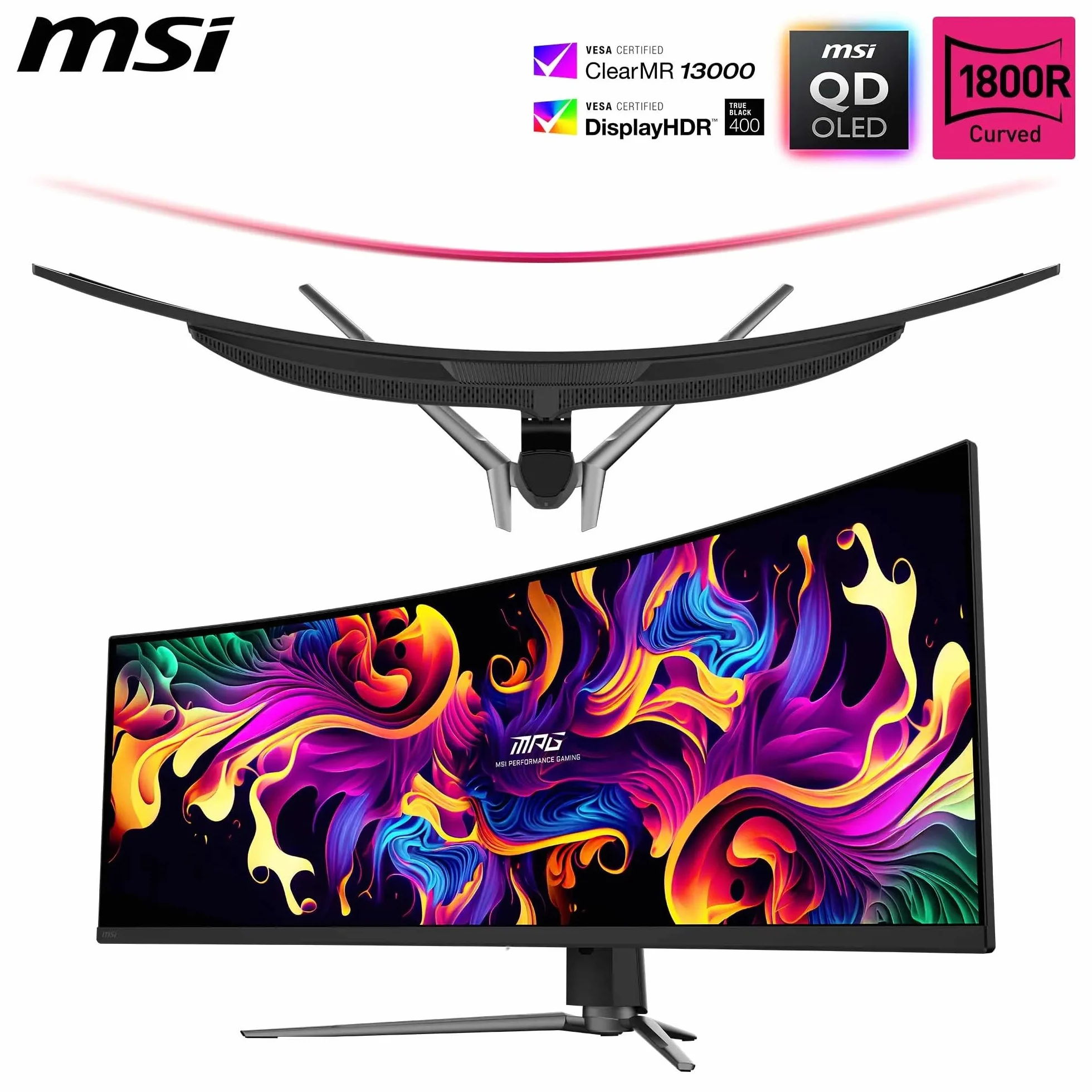 MSI MPG 491CQPX QD-OLED 49" QD-OLED UltraWide Dual QHD 240 Hz Curva USB-C