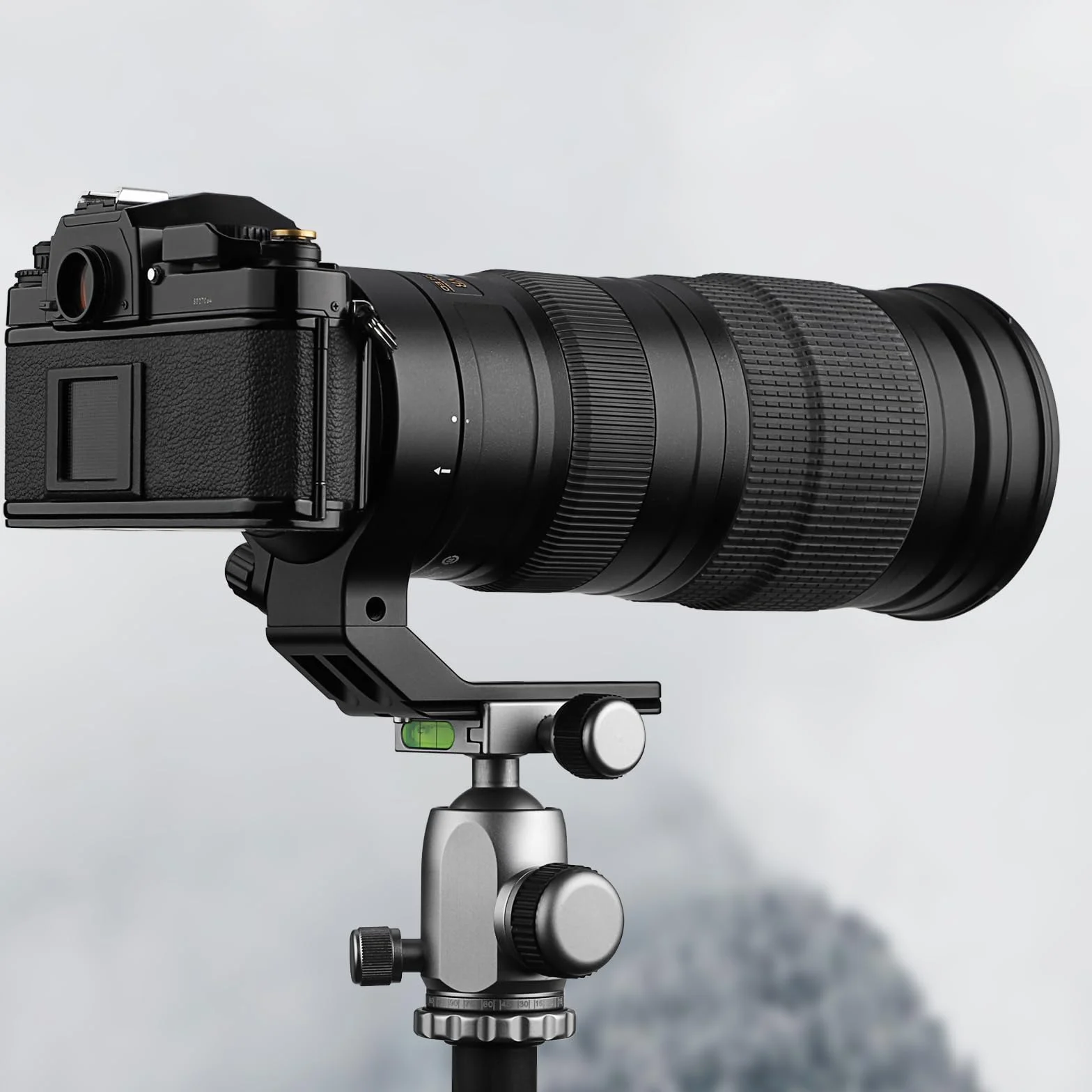 Haoge LMR-N25 kołnierz obiektywu stopa pierścień do statywu Nikon AF-S Nikkor 200-500mm f/5.6E ED VR obiektyw wbudowany Arca Swiss Type Quick Release Plate