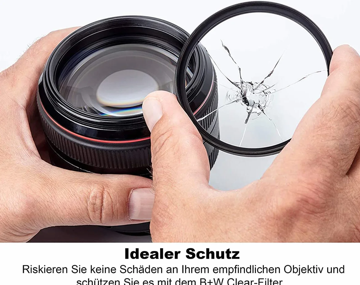 B+W Filtr ochronny, Clear Filter 007 MRC Basic 55 mm (16x ulepszony, Professional)