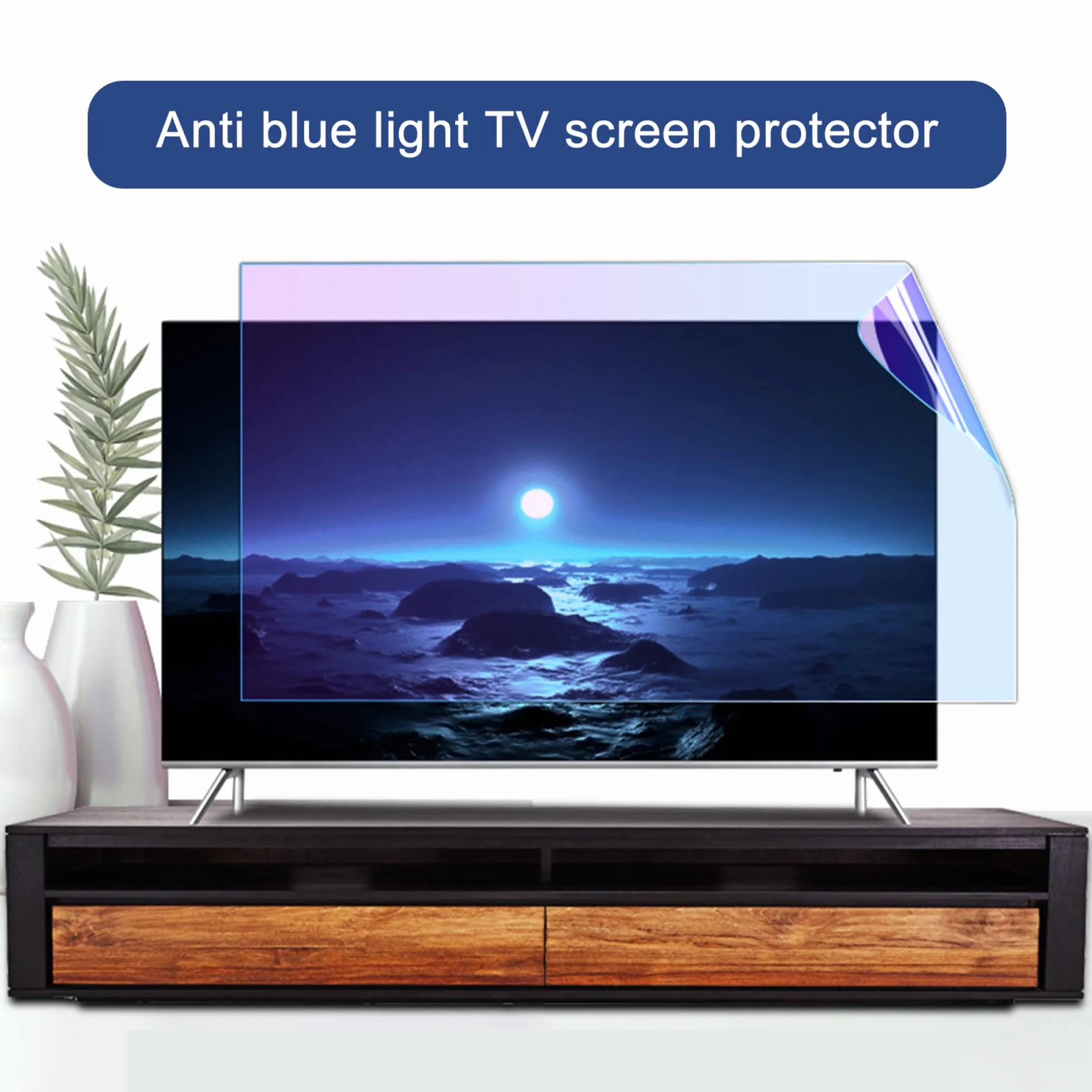 Ochraniacz ekranu TV z AntiBlue Light Film telewizyjny do telewizorów 32-43 cali, AntiGlareMatte LCD, LED, 4K OLED i QLED HD,Folia ochronna na ekran telewizora